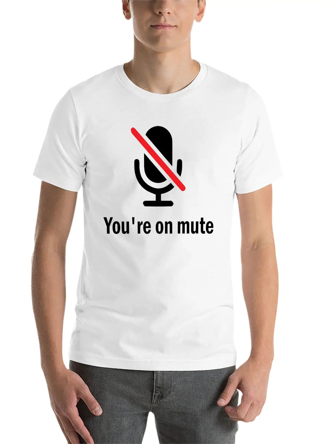 You're On Mute Timeless Short Sleeve Tee – Comfy And Minimalist Design