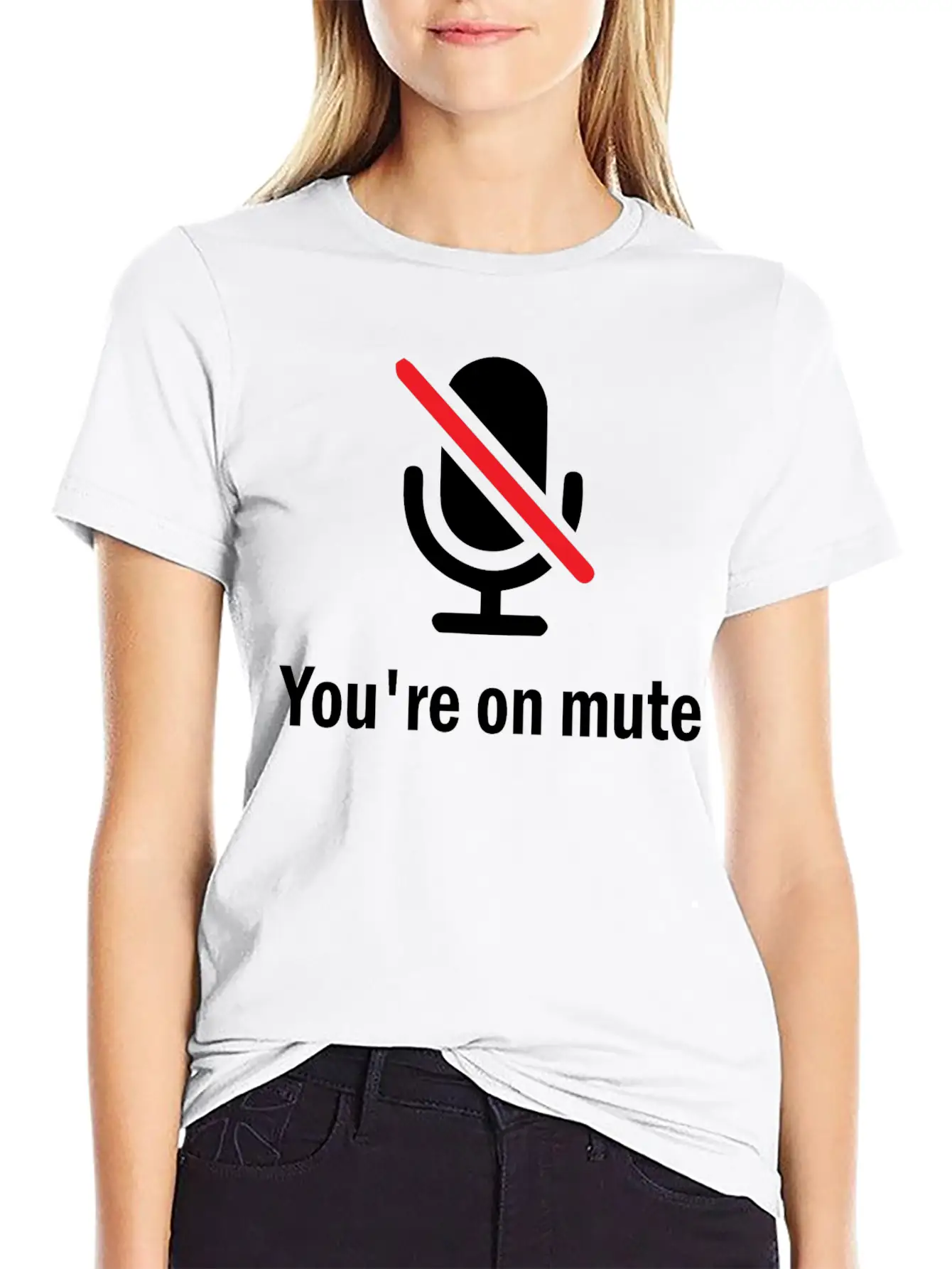 You're On Mute Timeless Short Sleeve Tee – Comfy And Minimalist Design