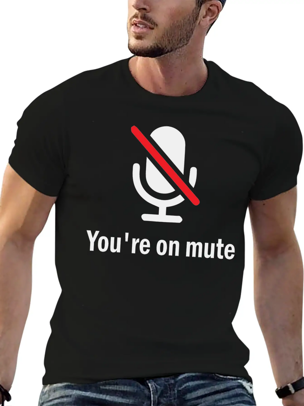 You're On Mute Timeless Short Sleeve Tee – Comfy And Minimalist Design