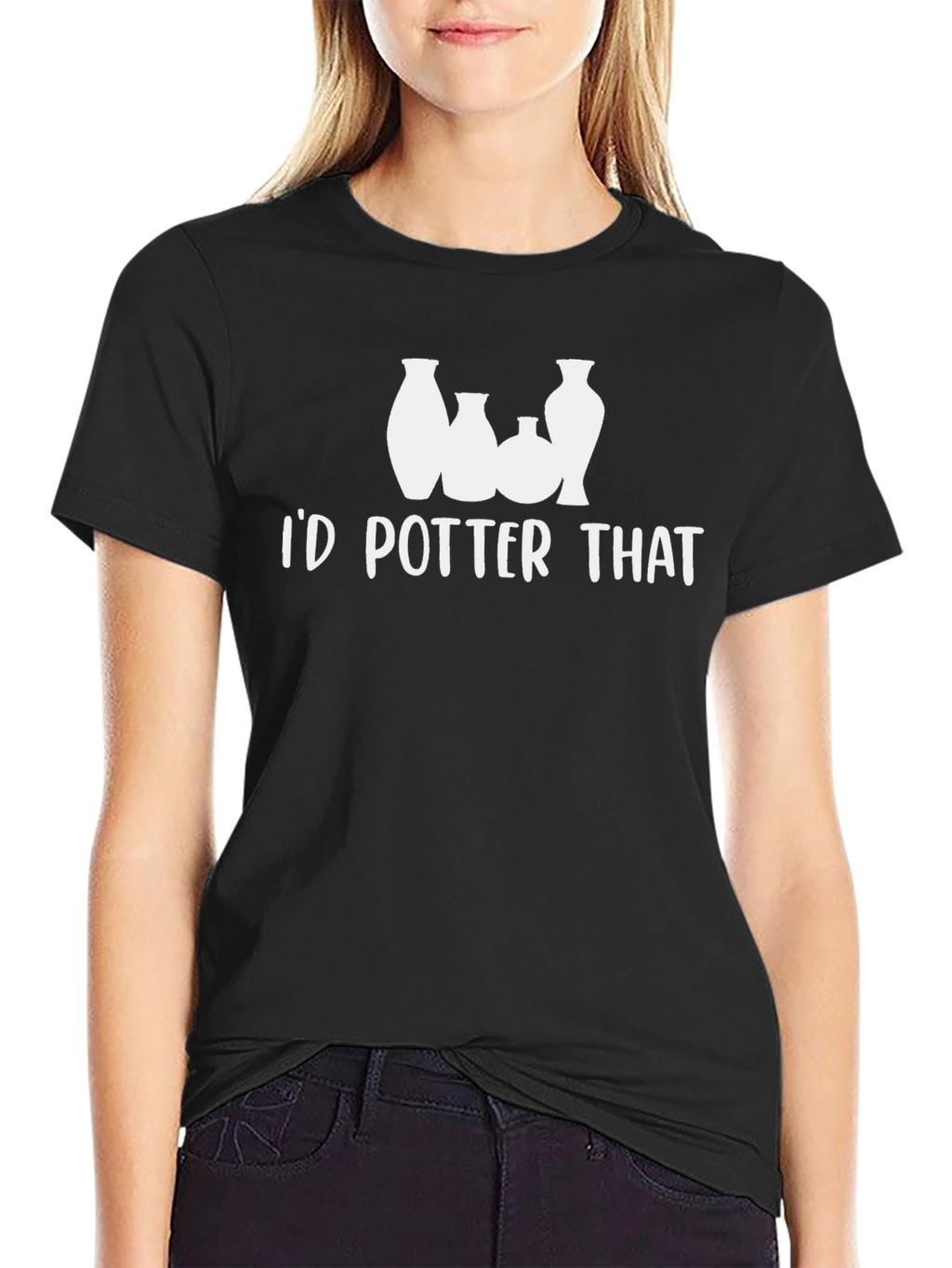 Id Potter That T-Shirt - Black Pottery Lover Tee