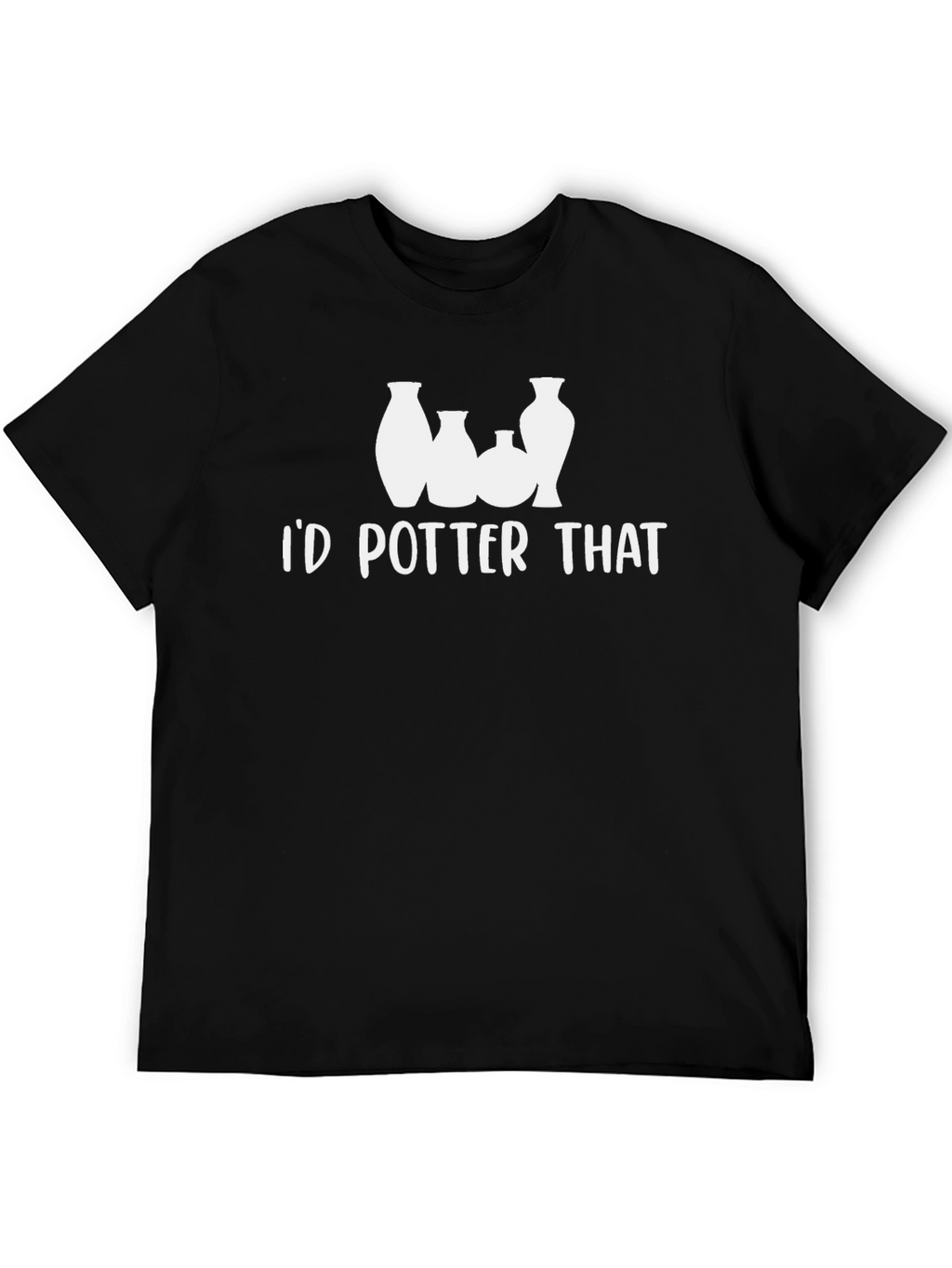 Id Potter That T-Shirt - Black Pottery Lover Tee