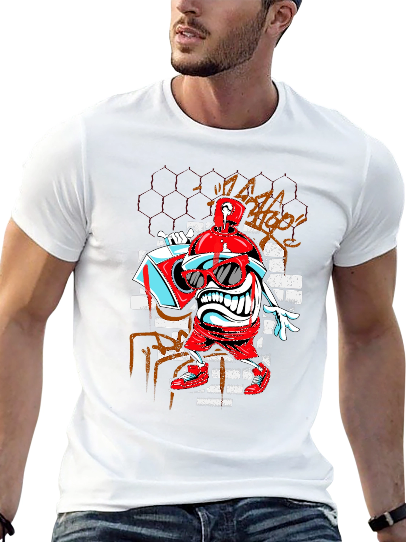 Graffiti Art T-Shirt: Urban Cool Design