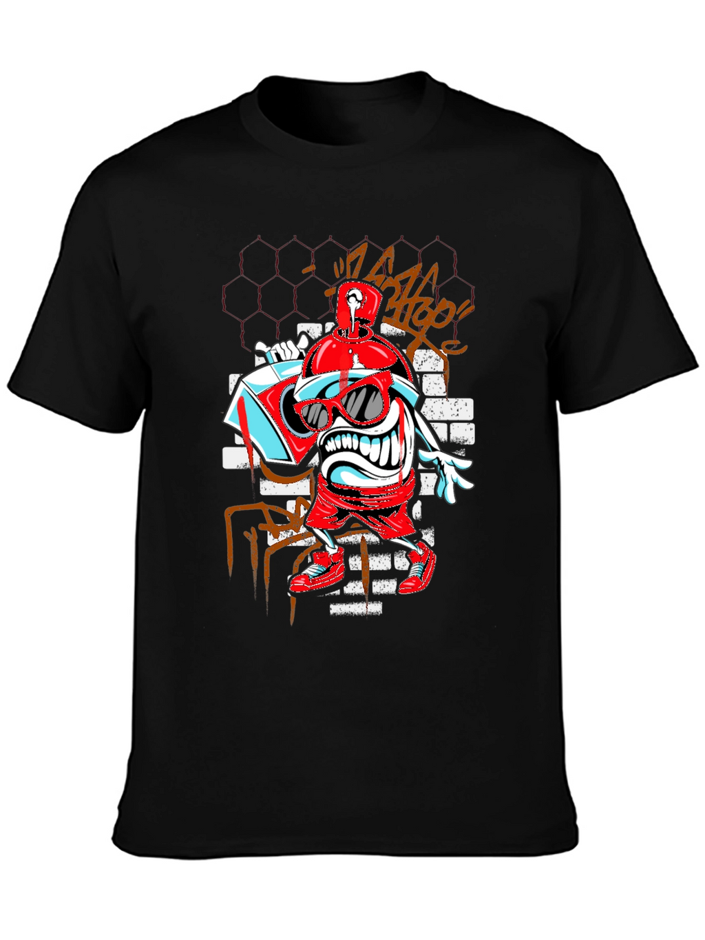 Graffiti Art T-Shirt: Urban Cool Design