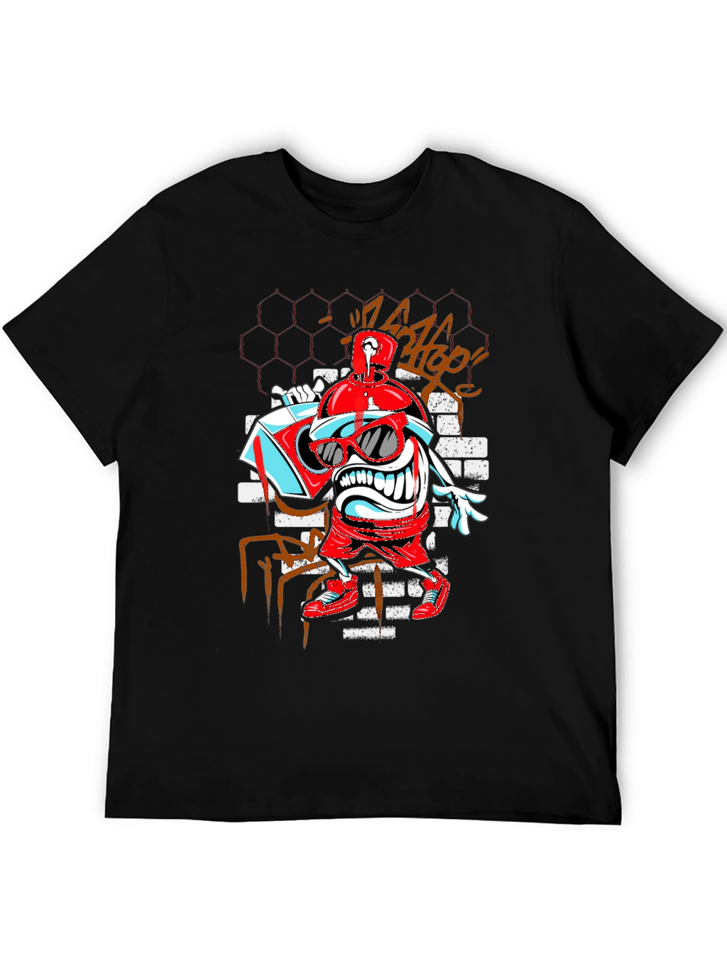 Graffiti Art T-Shirt: Urban Cool Design