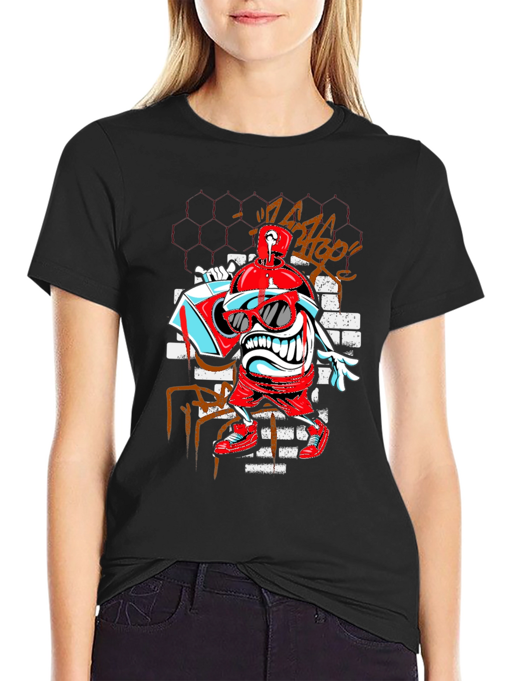 Graffiti Art T-Shirt: Urban Cool Design