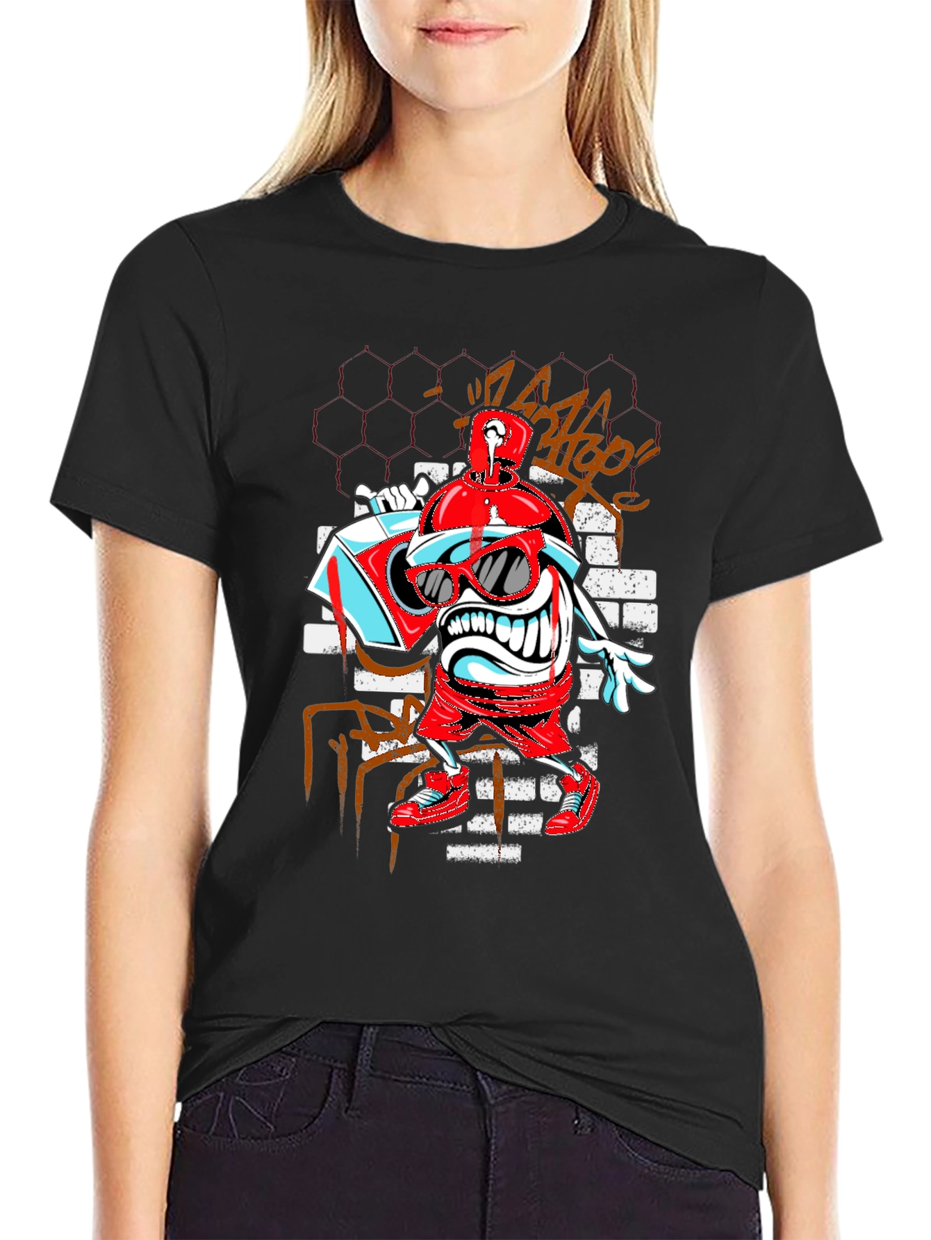 Graffiti Art T-Shirt: Urban Cool Design