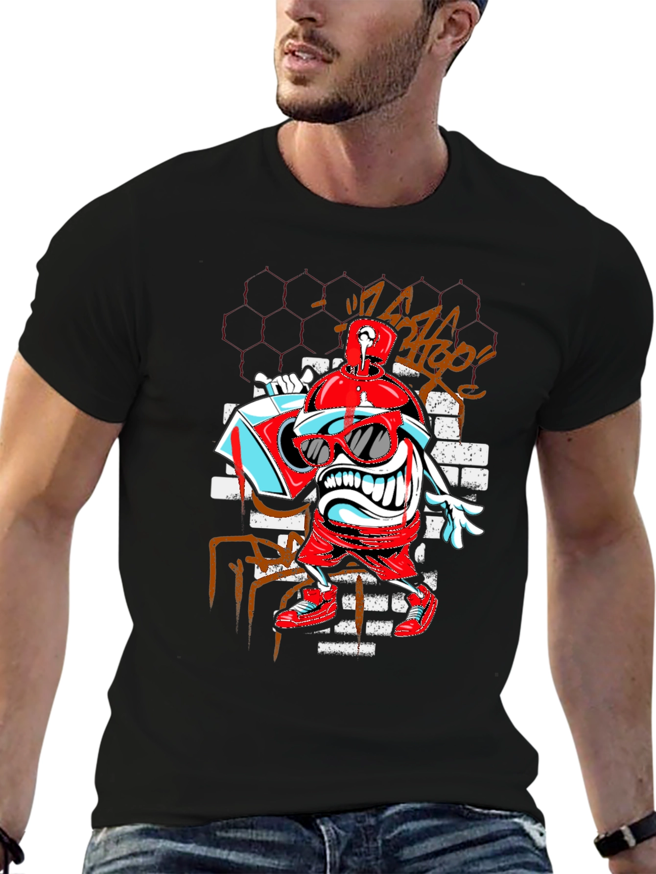 Graffiti Art T-Shirt: Urban Cool Design