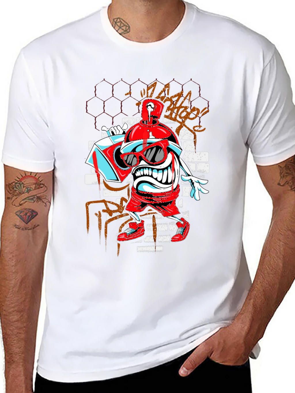Graffiti Art T-Shirt: Urban Cool Design