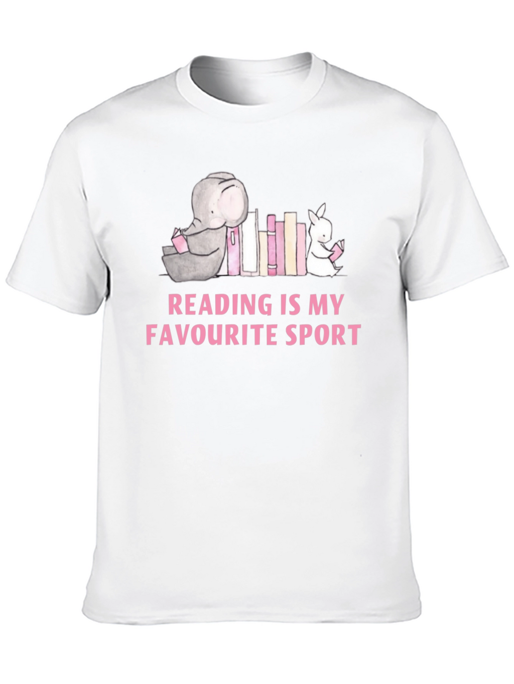 Reading is My Favorite Sport Graphic T-Shirt