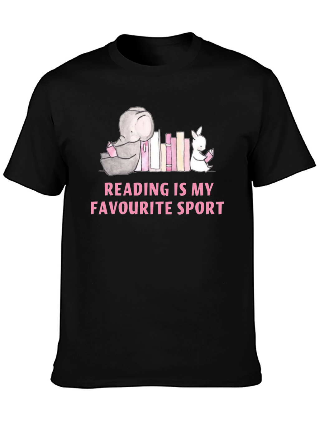 Reading is My Favorite Sport Graphic T-Shirt