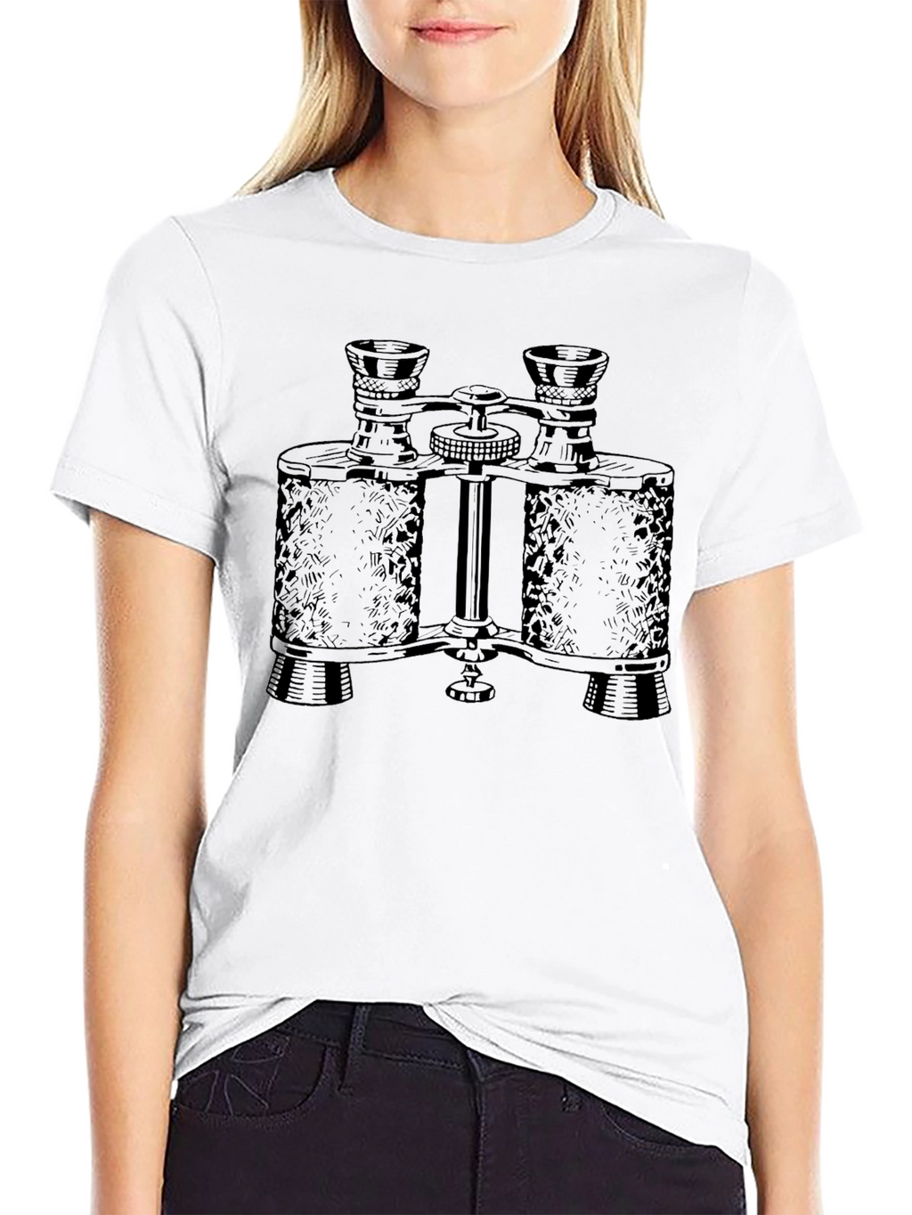 Binoculars Graphic T-Shirt - Stylish Casual Wear