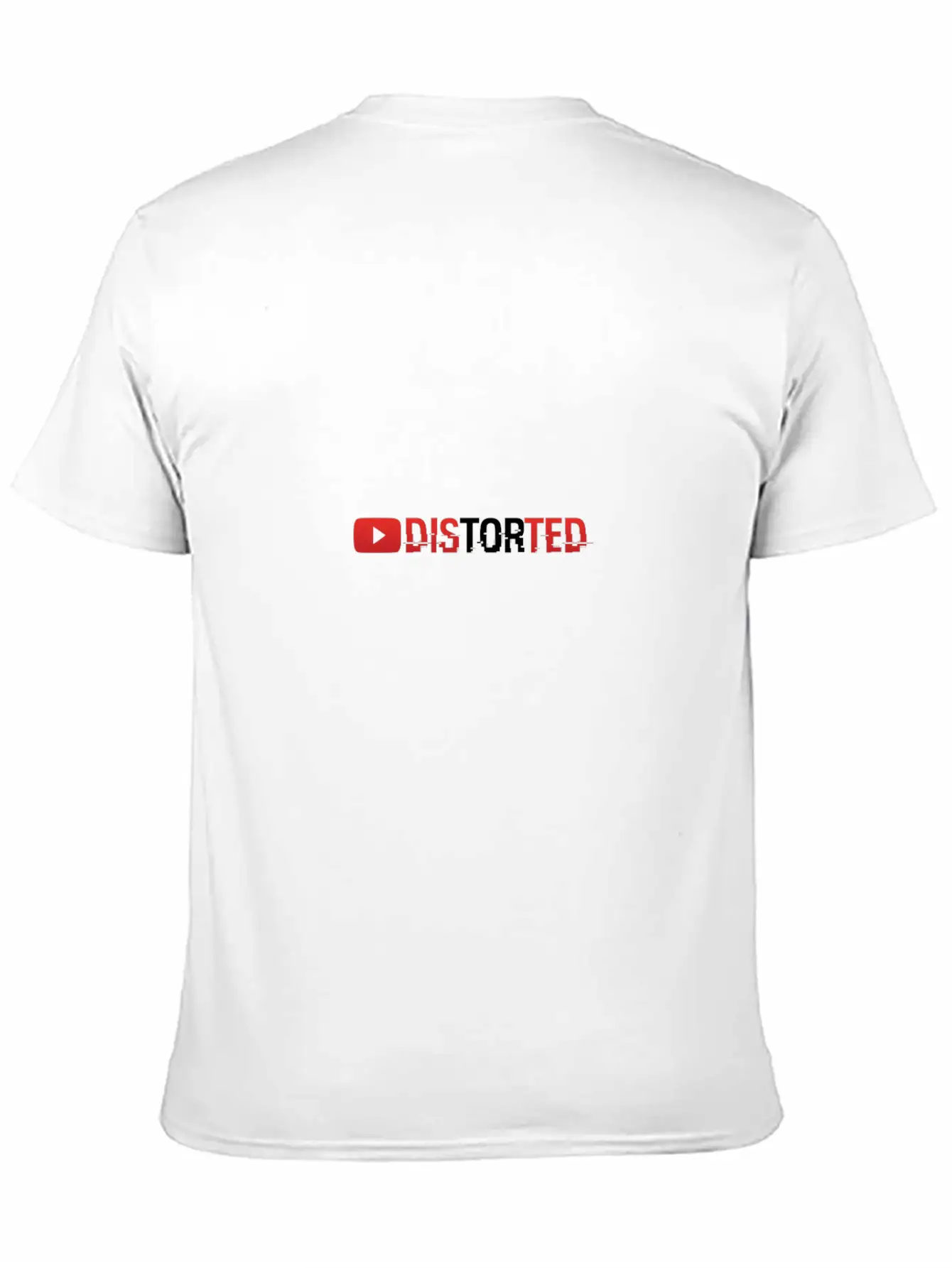 YTDistorted Logo Timeless Short Sleeve Tee – Comfy And Minimalist Design