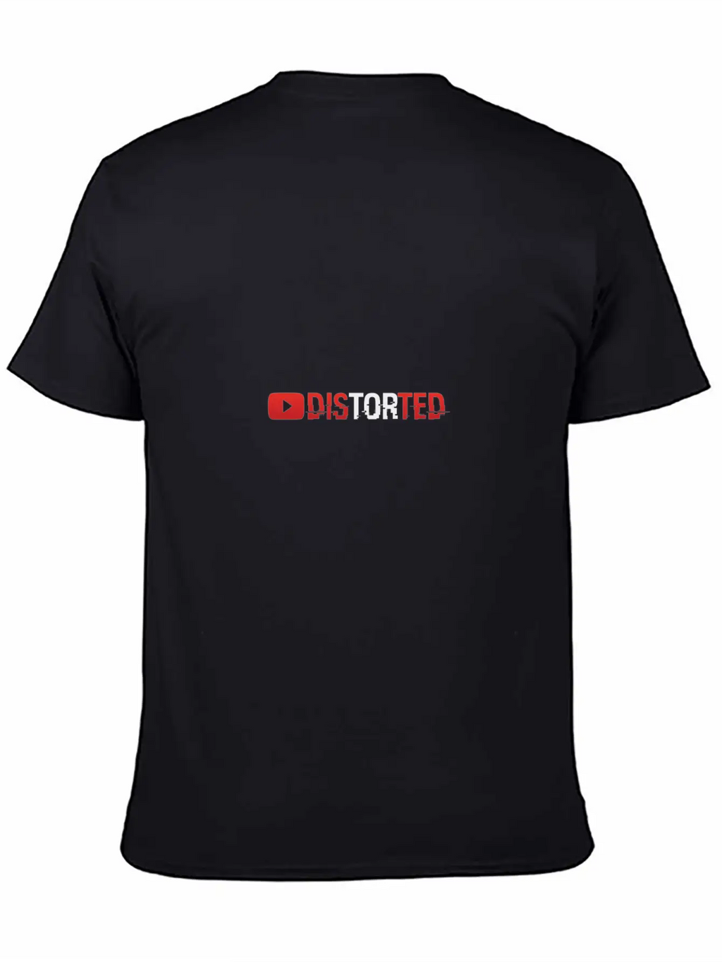 YTDistorted Logo Timeless Short Sleeve Tee – Comfy And Minimalist Design
