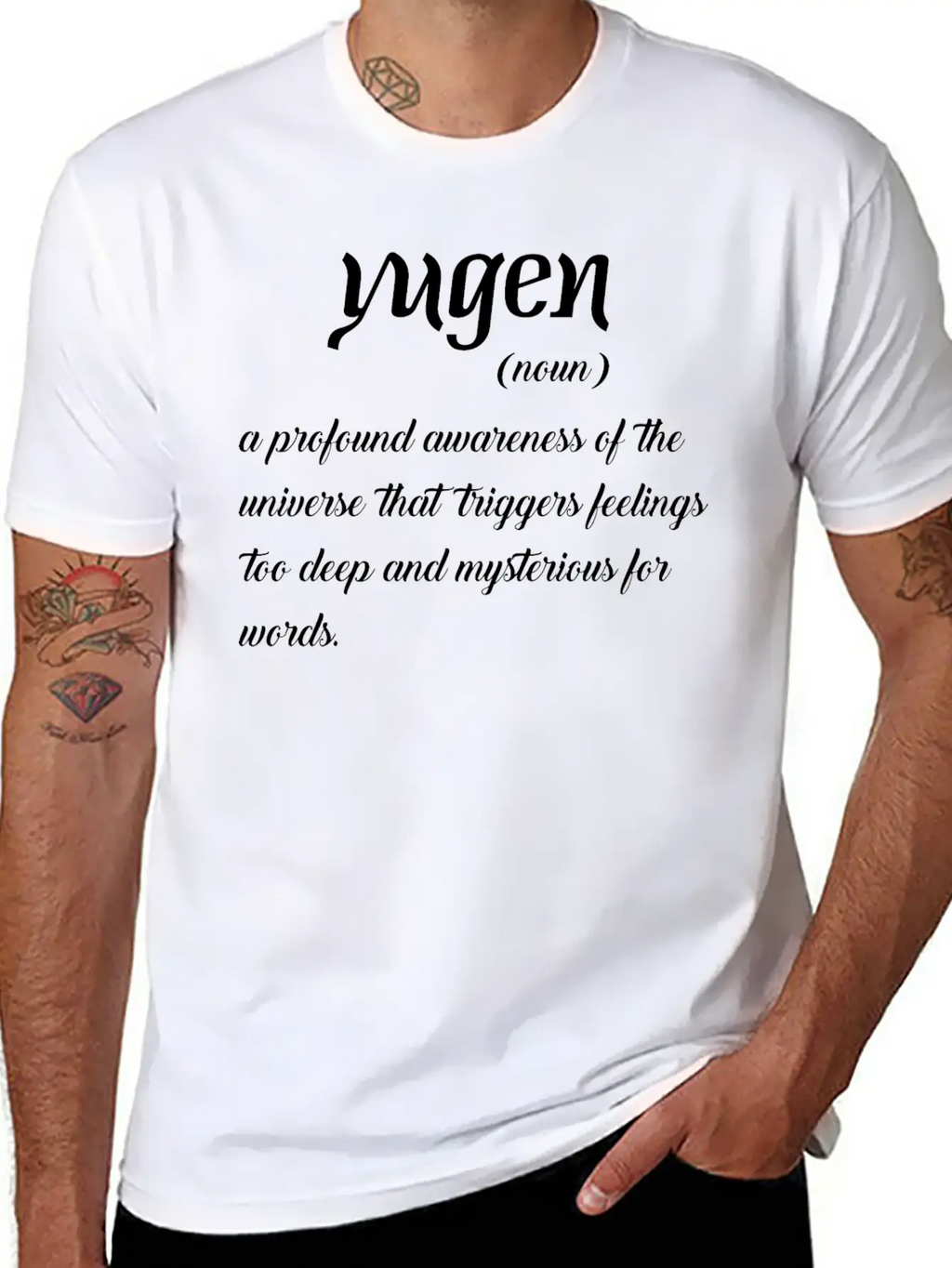 Yugen Profound Awareness Of Universe That Triggers Timeless Short Sleeve Tee – Comfy And Minimalist Design