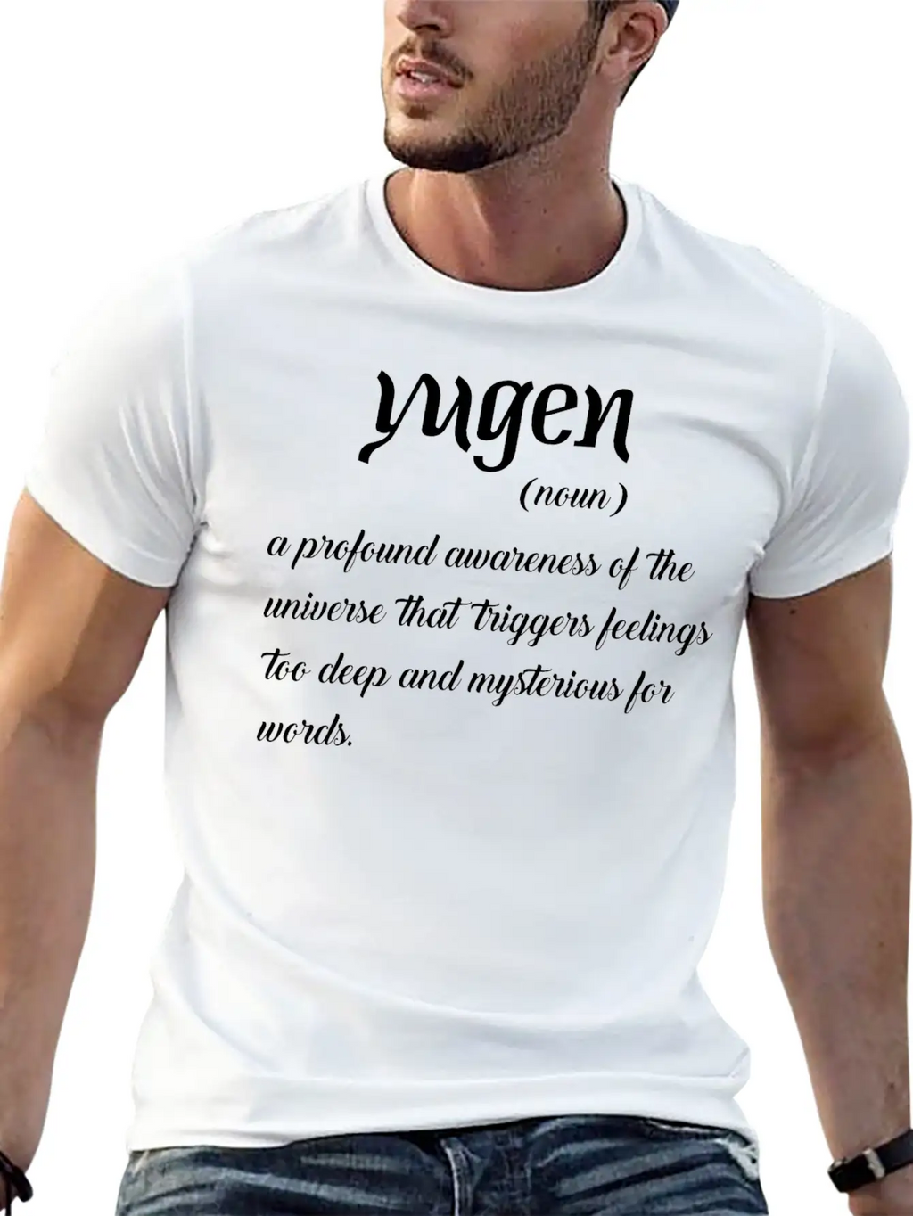 Yugen Profound Awareness Of Universe That Triggers Timeless Short Sleeve Tee – Comfy And Minimalist Design