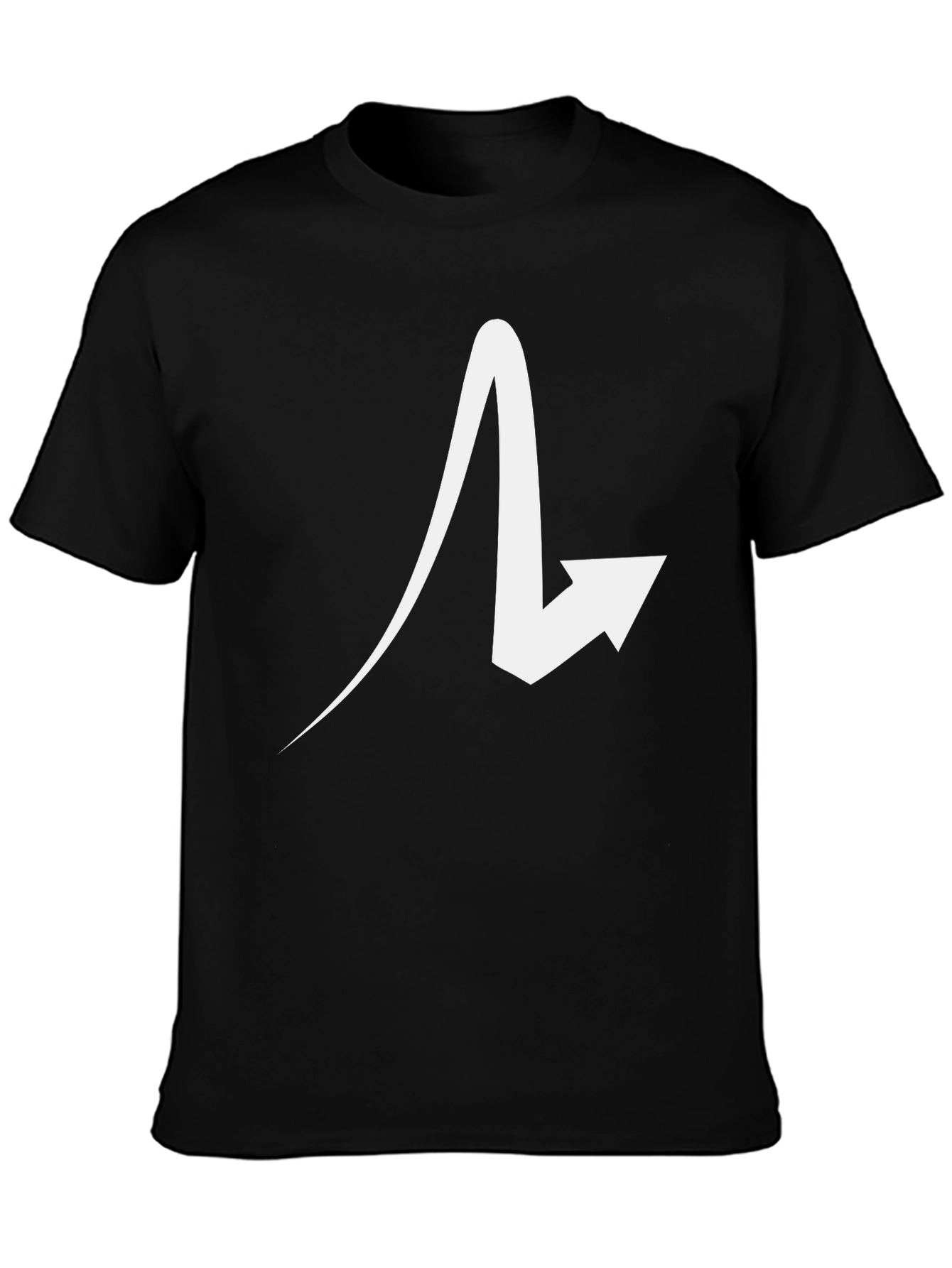 Abstract Arrow Black T-Shirt