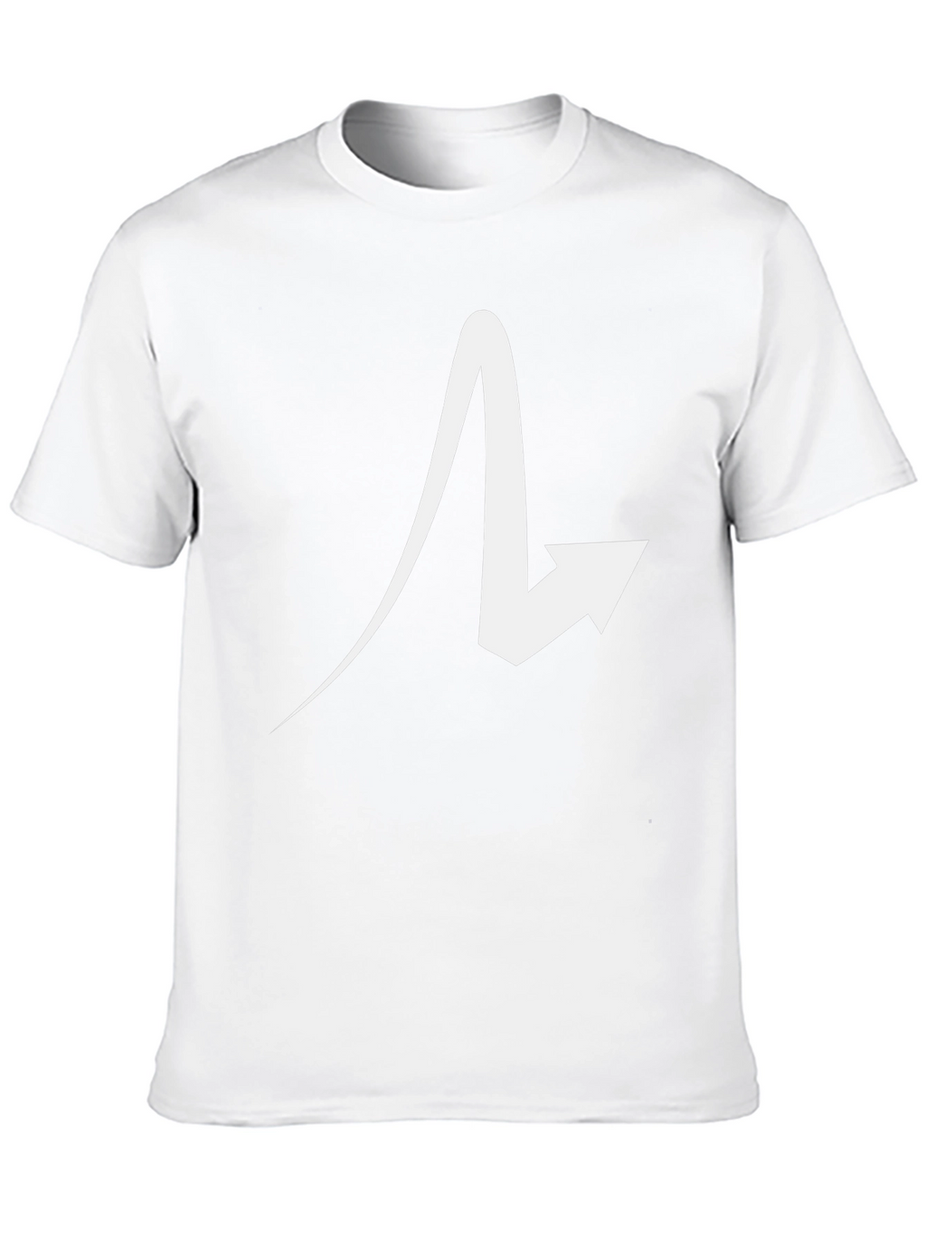 Abstract Arrow Black T-Shirt
