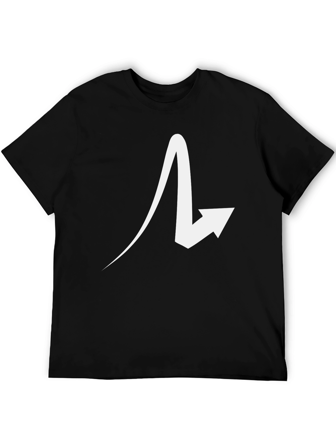 Abstract Arrow Black T-Shirt