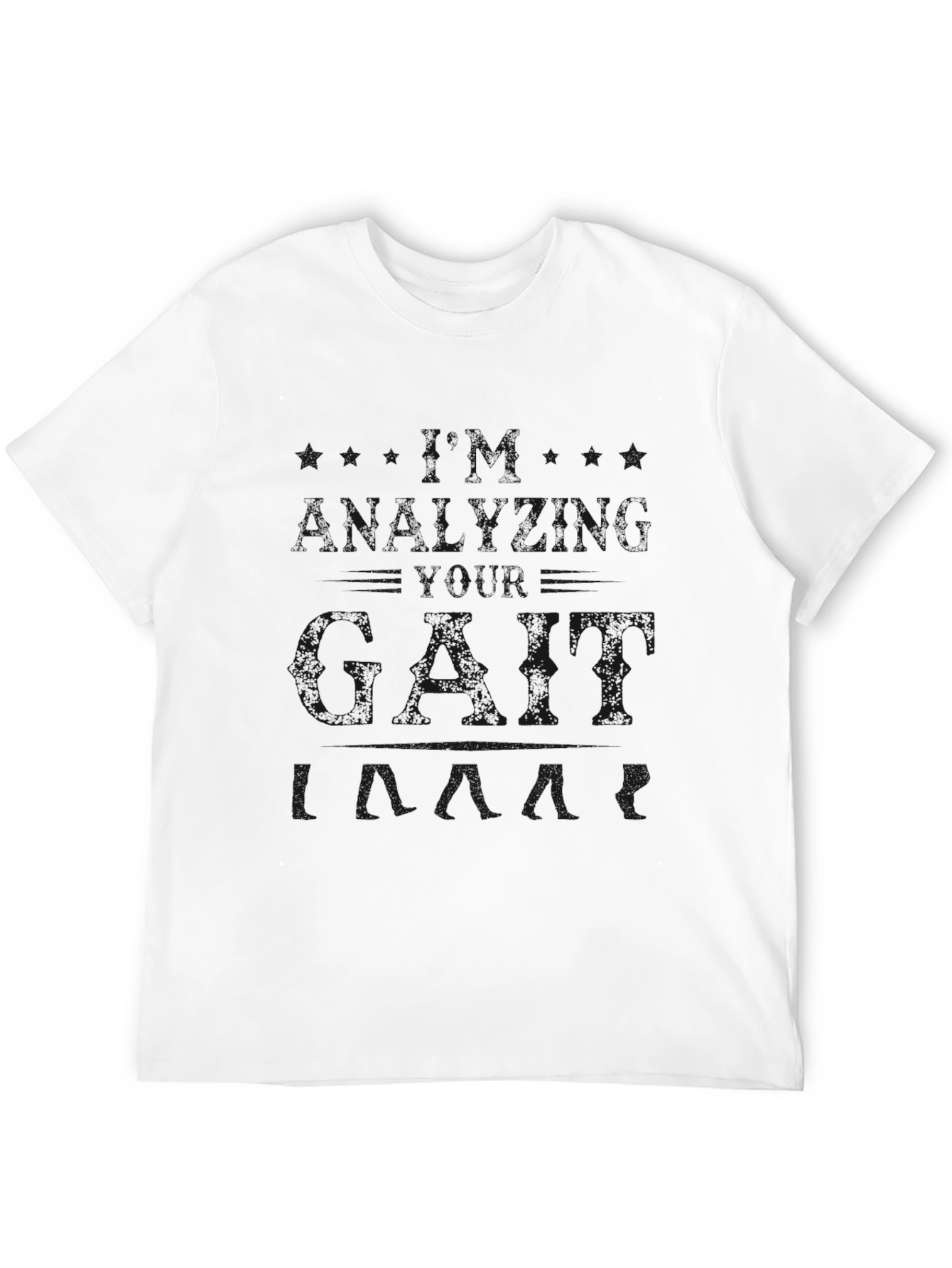 Mens Black Graphic T-Shirt - Casual Style