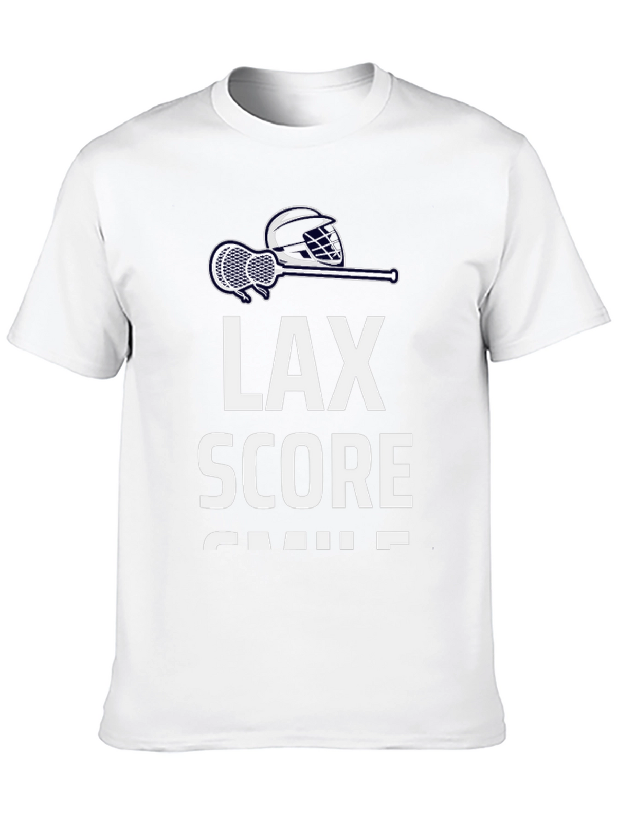 LAX Score Smile T-Shirt - Lacrosse Tee