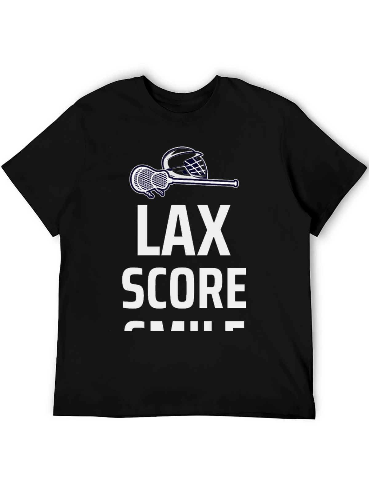 LAX Score Smile T-Shirt - Lacrosse Tee