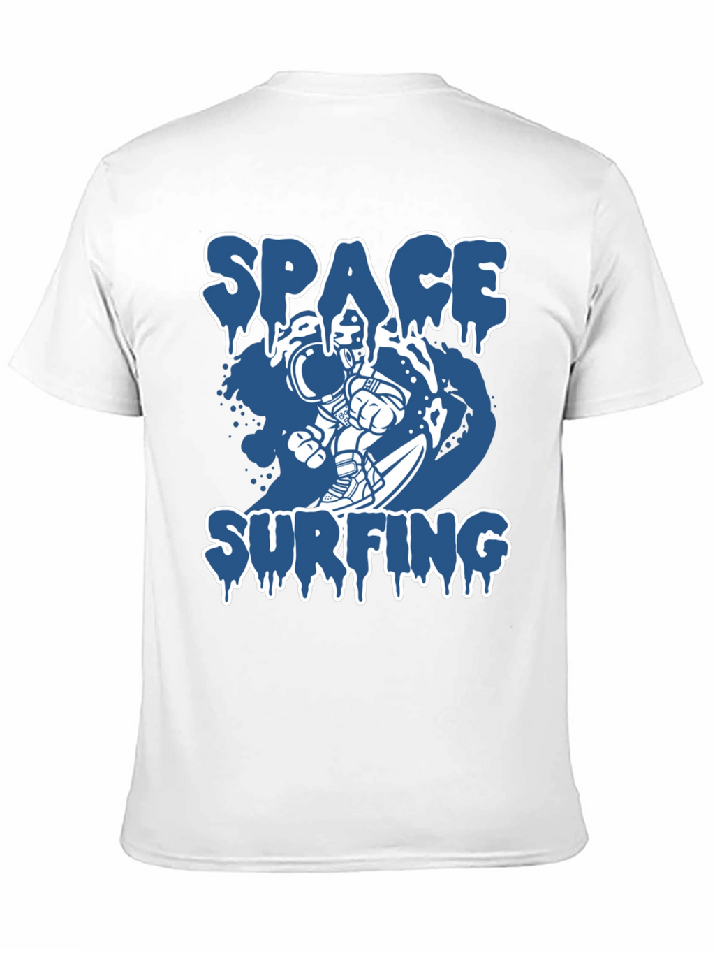 Space Surfing Graphic Tee - Astronaut T-Shirt