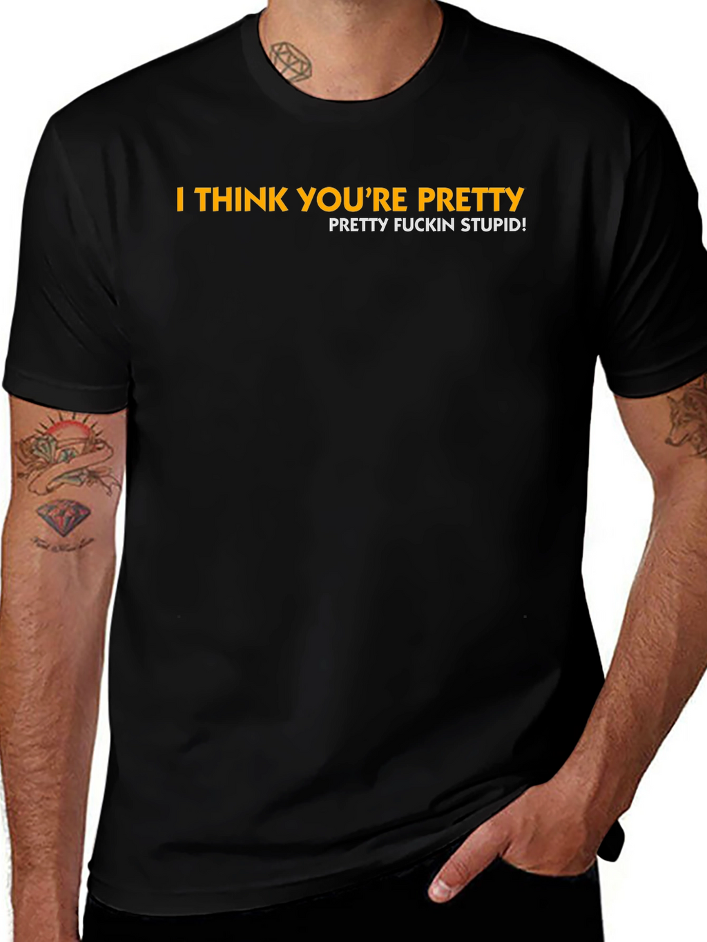 I Think Youre Pretty Funny Graphic Tee
