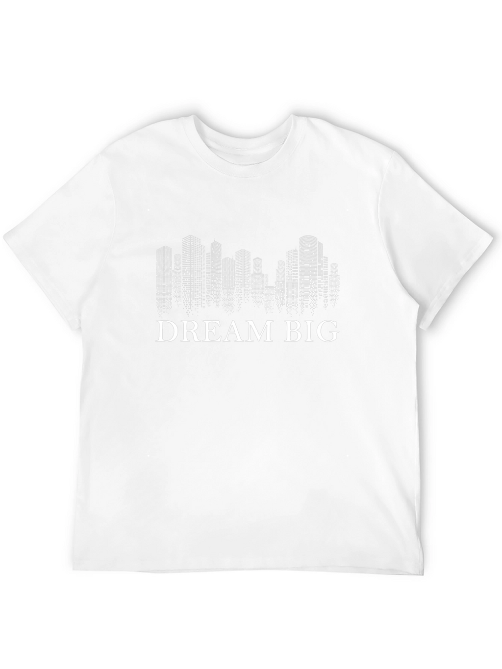Dream Big Graphic Tee - Cityscape Design