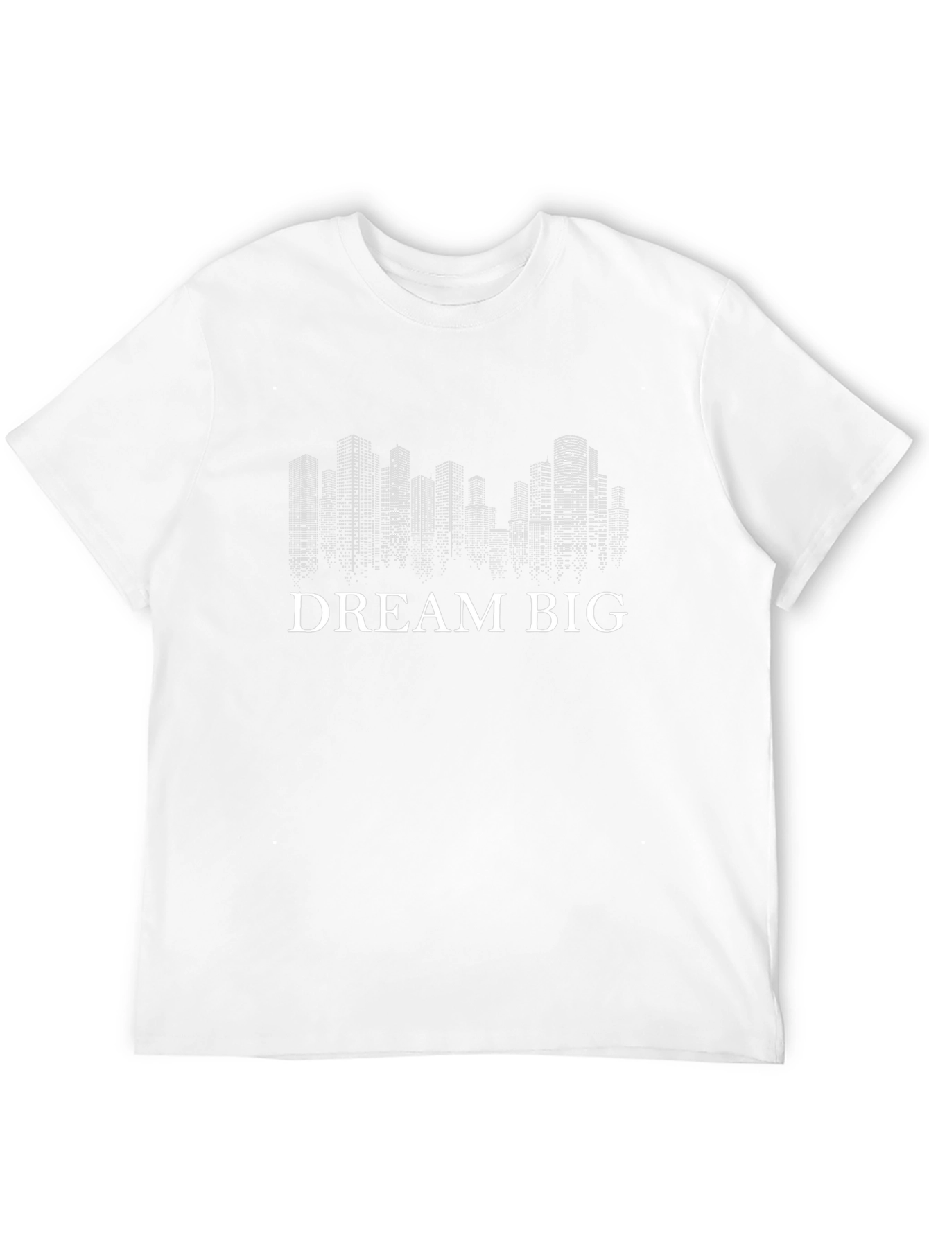 Dream Big Graphic Tee - Cityscape Design