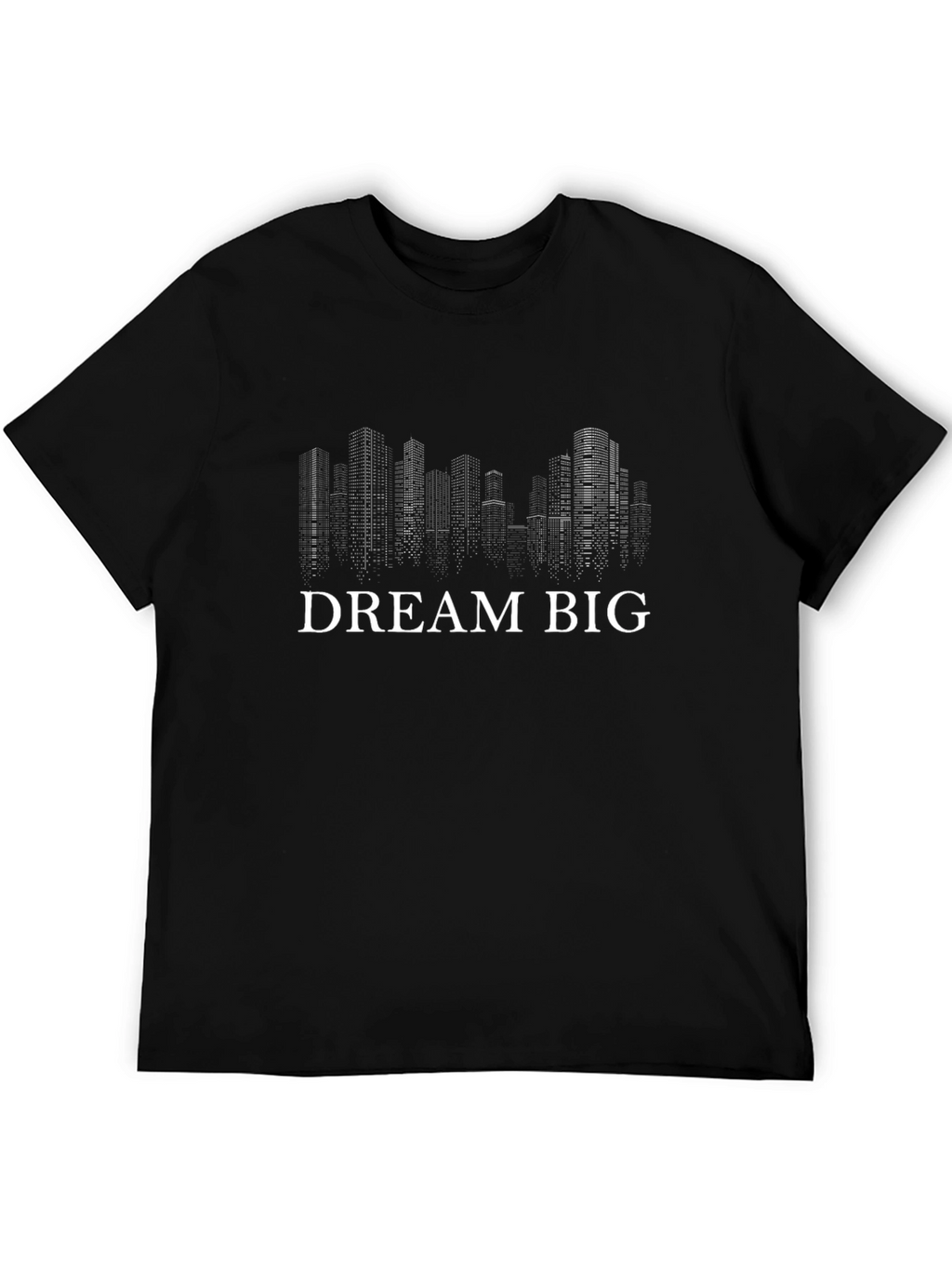 Dream Big Graphic Tee - Cityscape Design