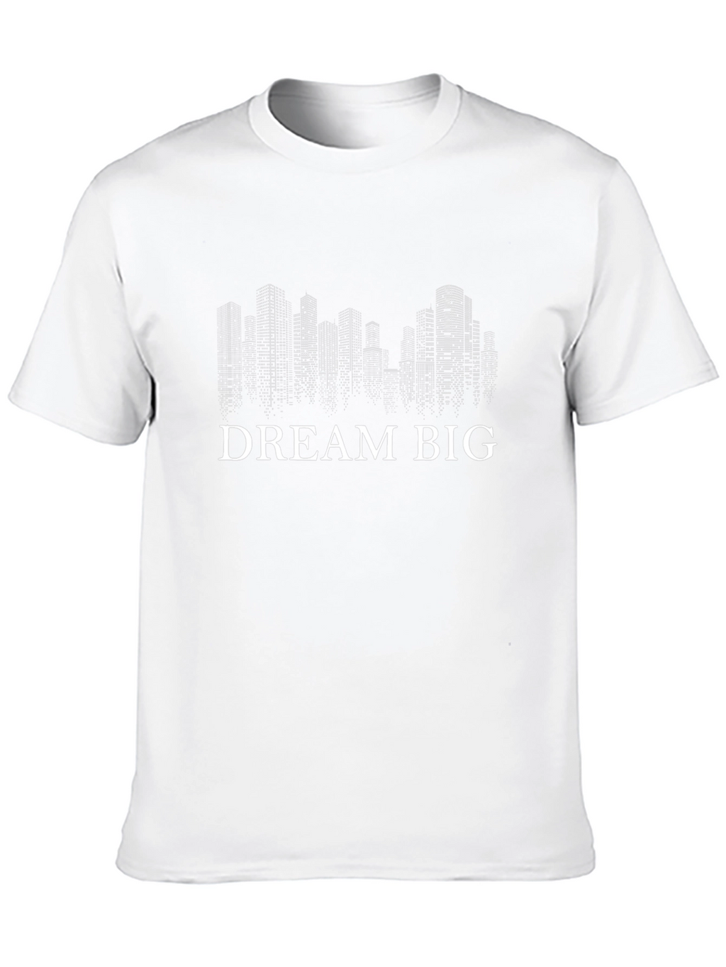 Dream Big Graphic Tee - Cityscape Design