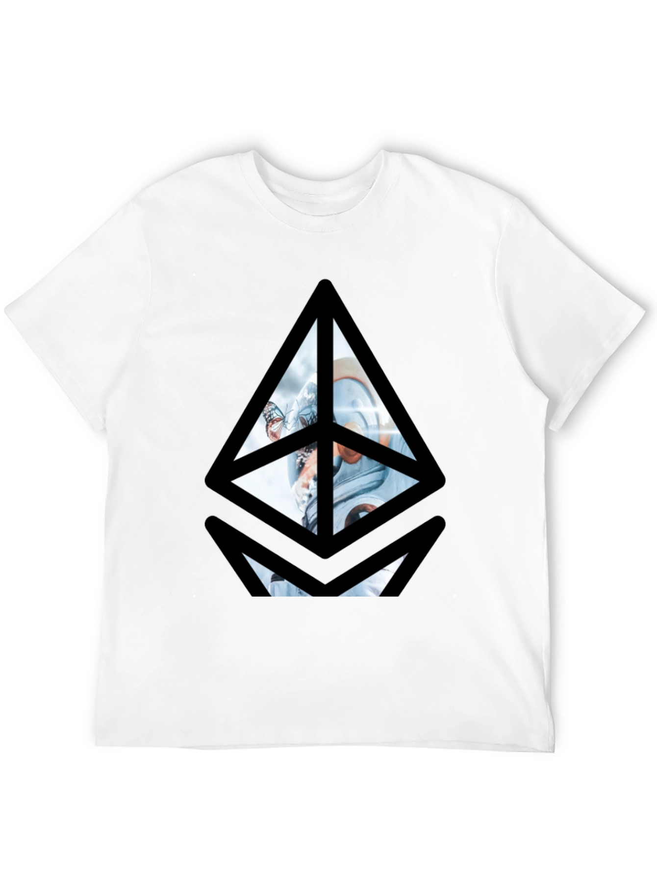 Ethereum Astronaut Graphic Tee - Black
