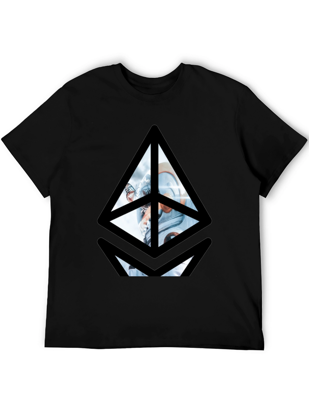 Ethereum Astronaut Graphic Tee - Black