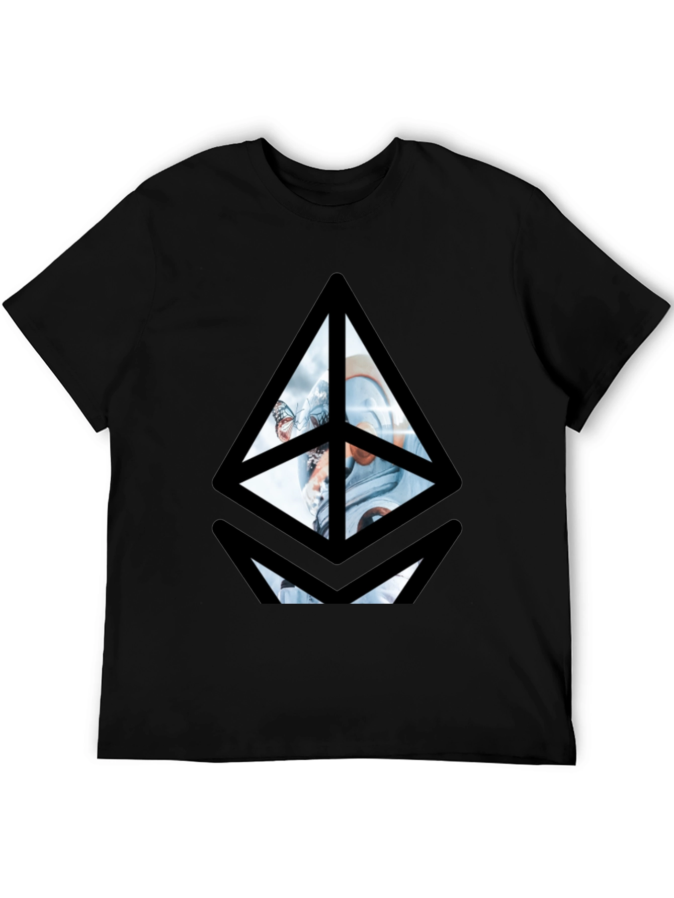 Ethereum Astronaut Graphic Tee - Black