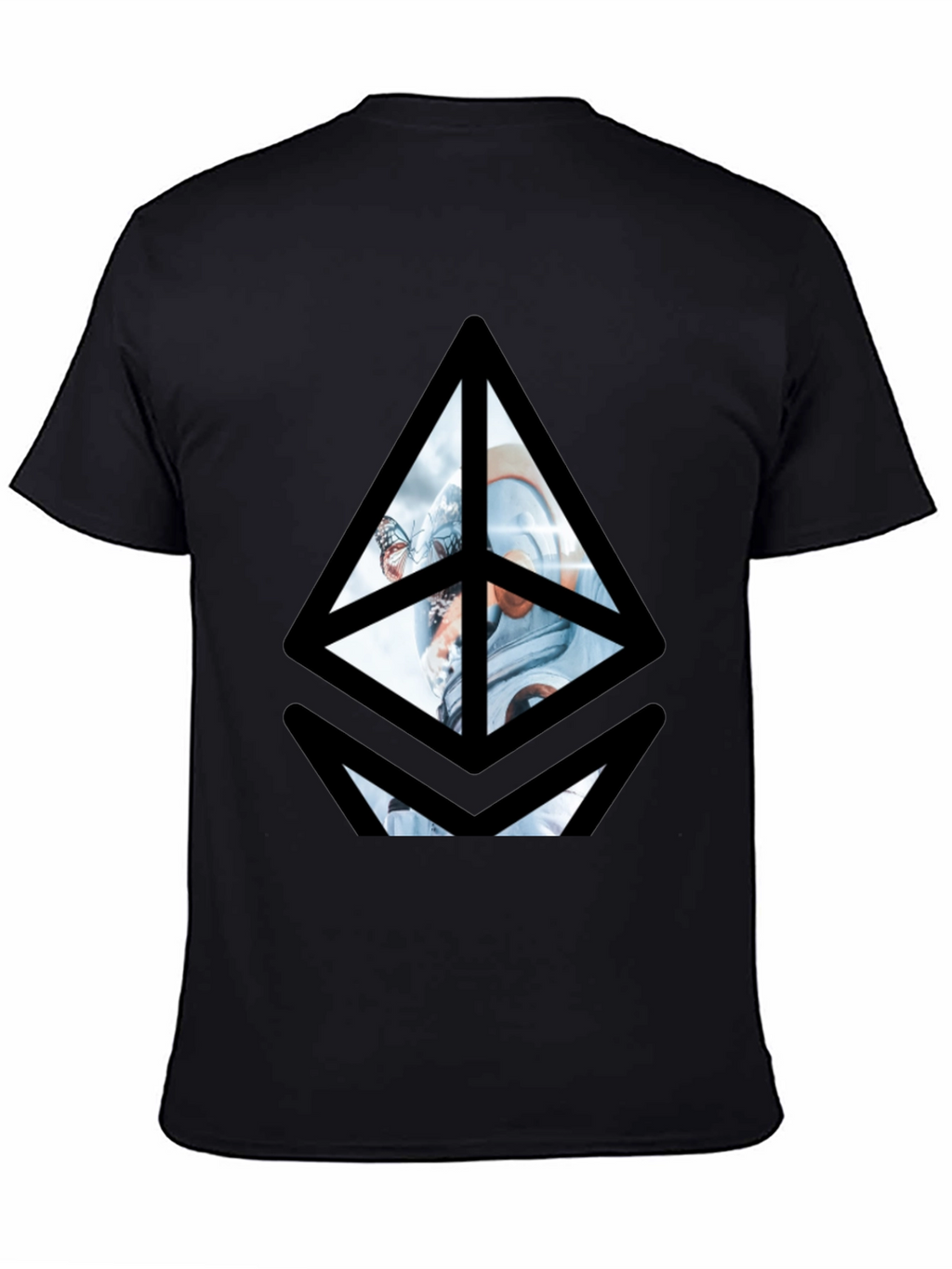 Ethereum Astronaut Graphic Tee - Black