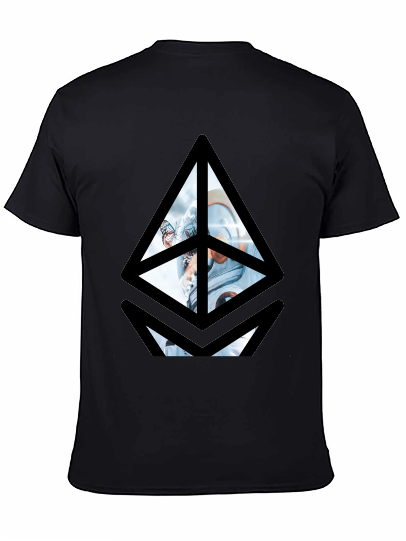 Ethereum Astronaut Graphic Tee - Black