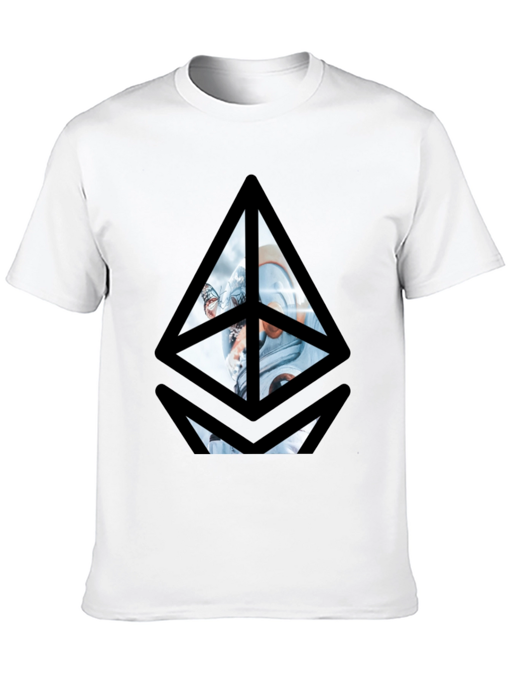 Ethereum Astronaut Graphic Tee - Black