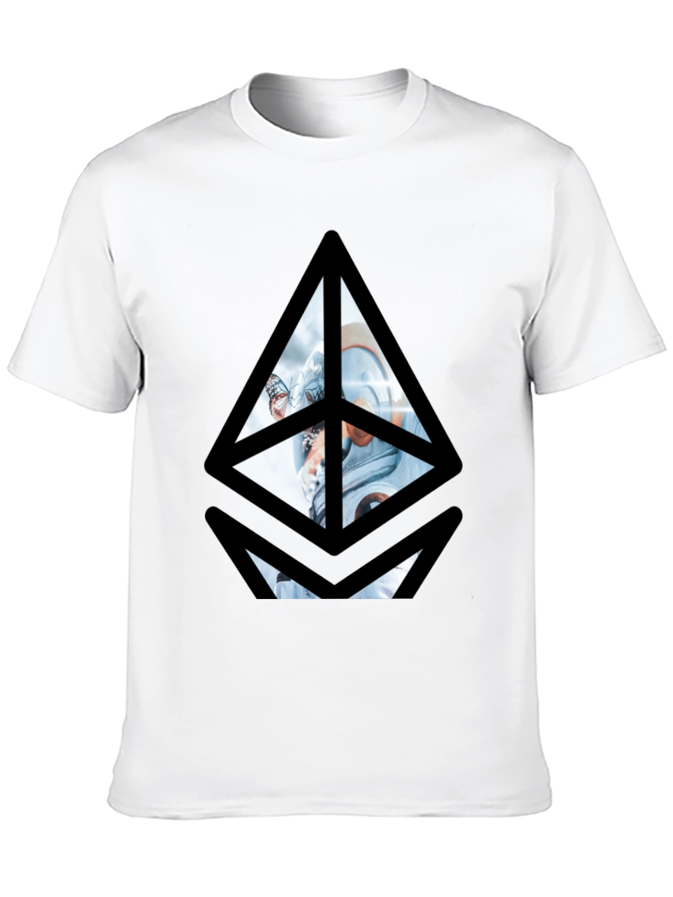 Ethereum Astronaut Graphic Tee - Black
