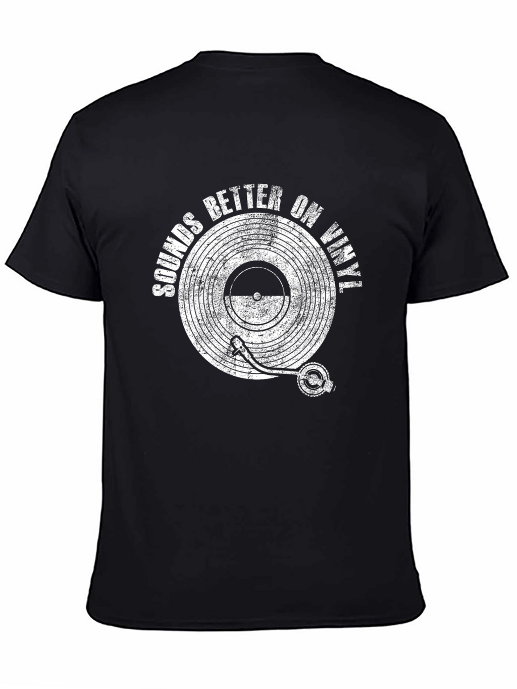 Sounds Better on Vinyl Black Graphic Tee