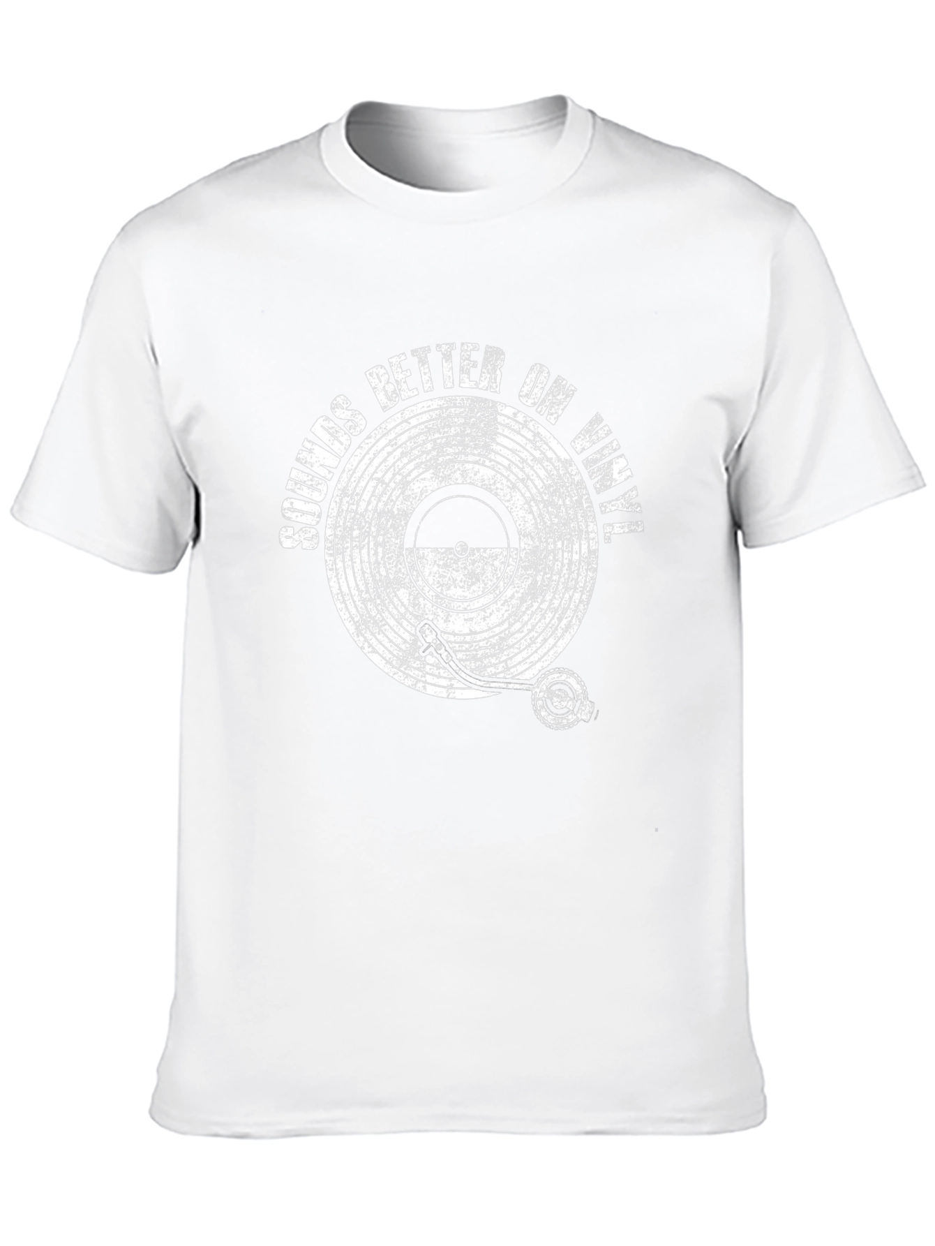 Sounds Better on Vinyl Black Graphic Tee