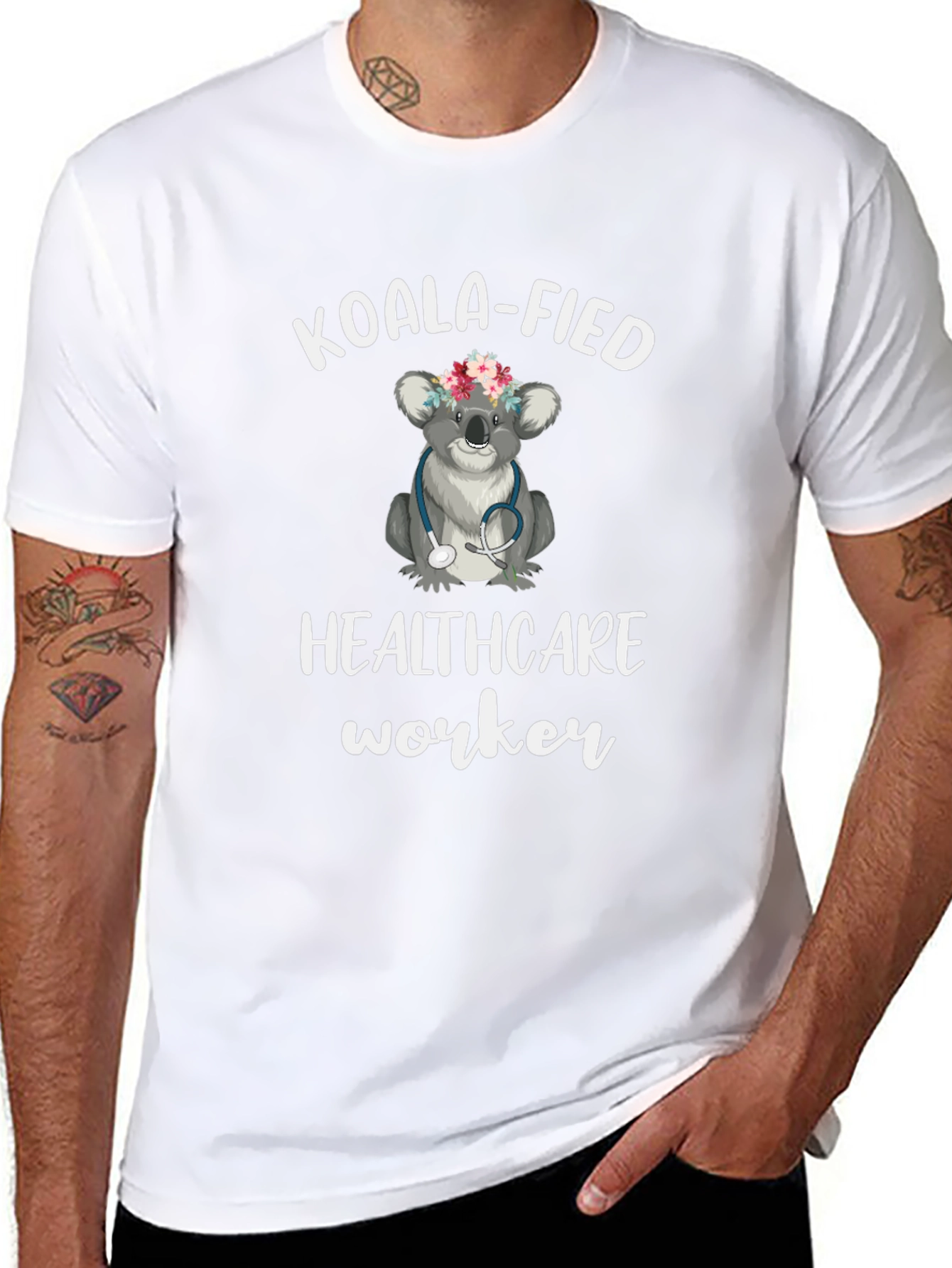 Koala-fied Healthcare Worker T-Shirt