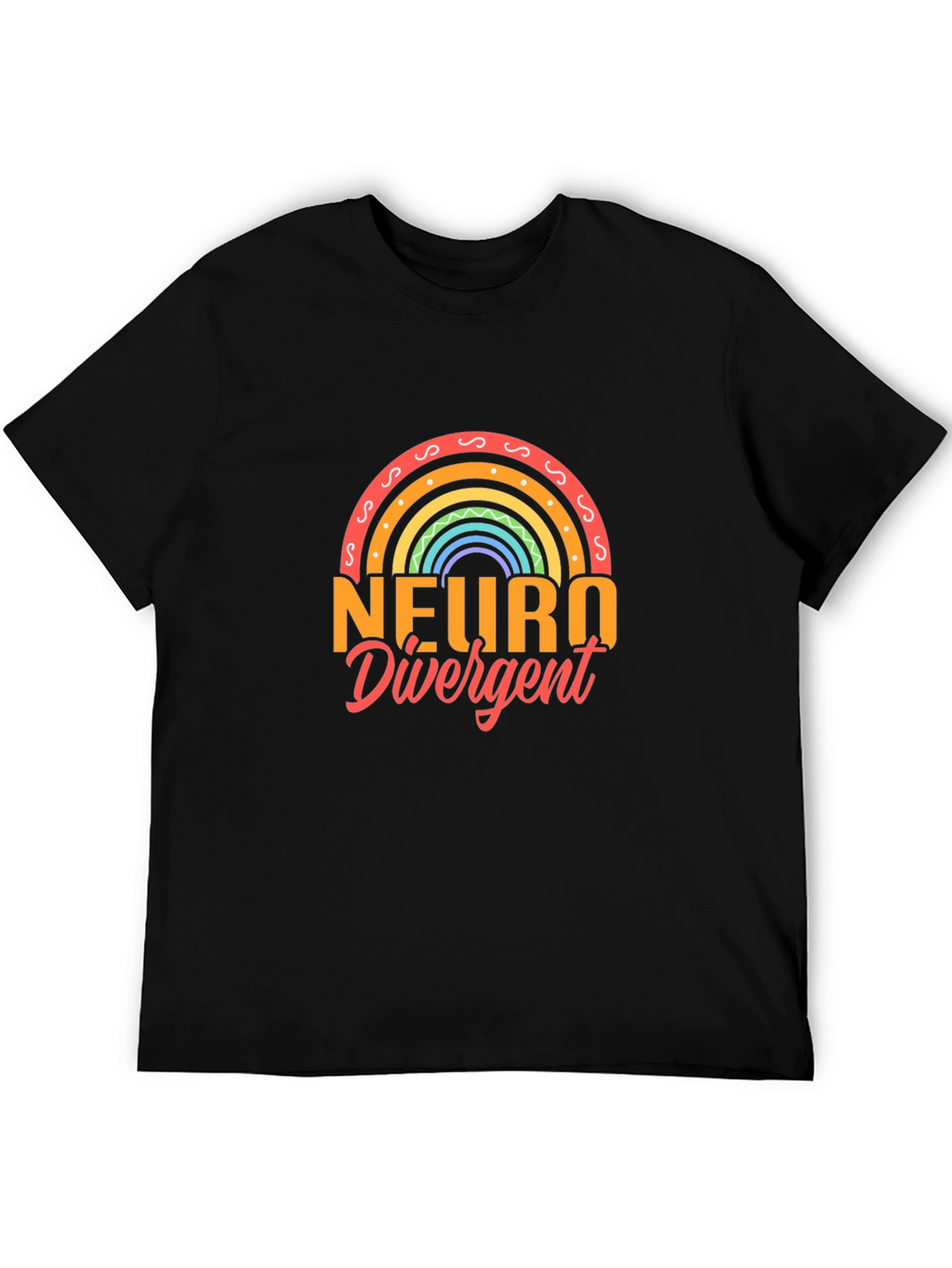 Neurodivergent Rainbow T-Shirt - Support Neurodiversity!