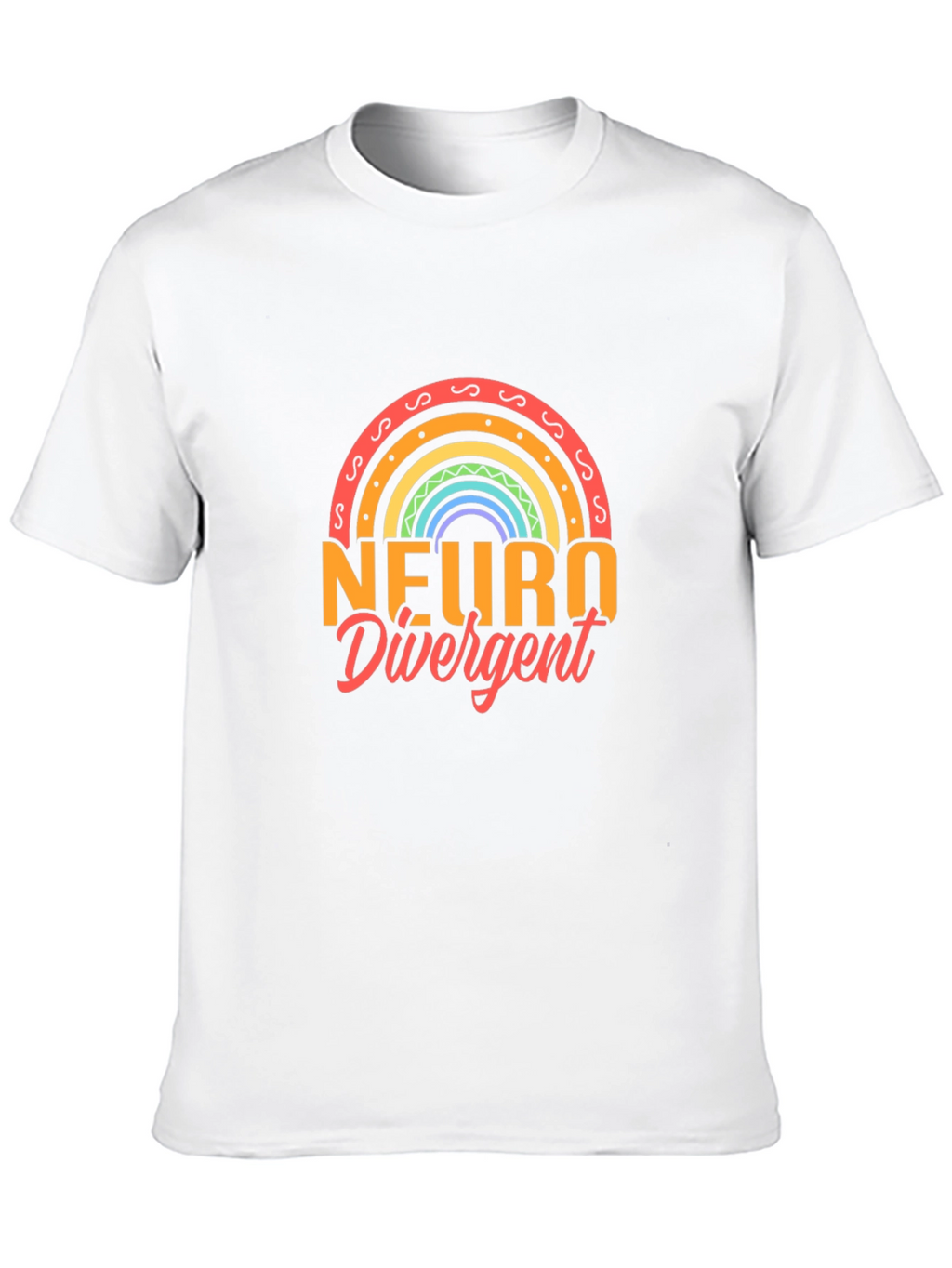 Neurodivergent Rainbow T-Shirt - Support Neurodiversity!