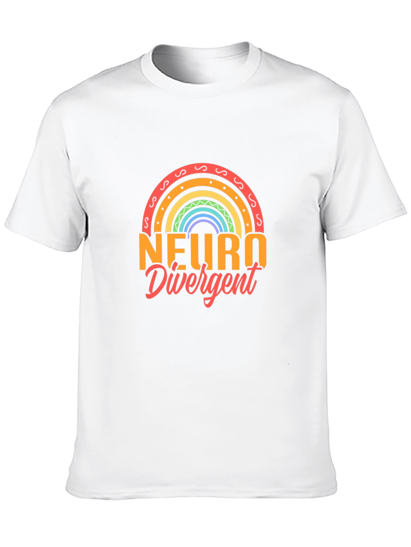 Neurodivergent Rainbow T-Shirt - Support Neurodiversity!