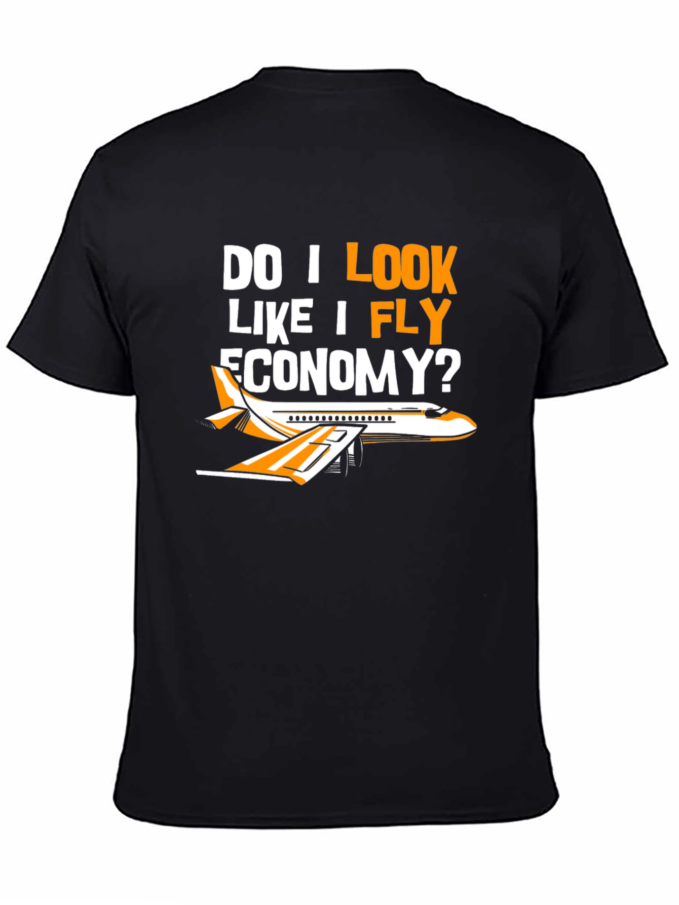 Fly Economy T-Shirt - Airplane Design