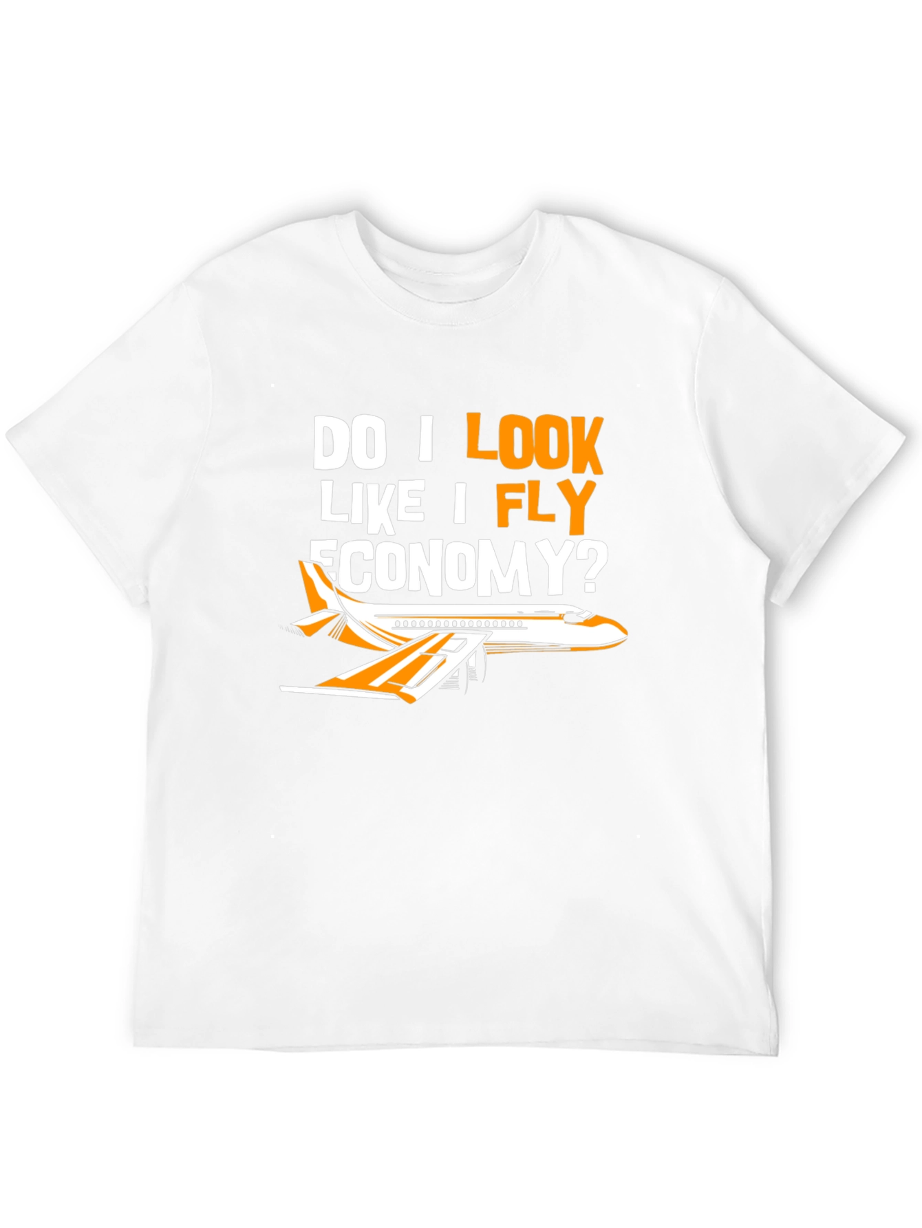 Fly Economy T-Shirt - Airplane Design