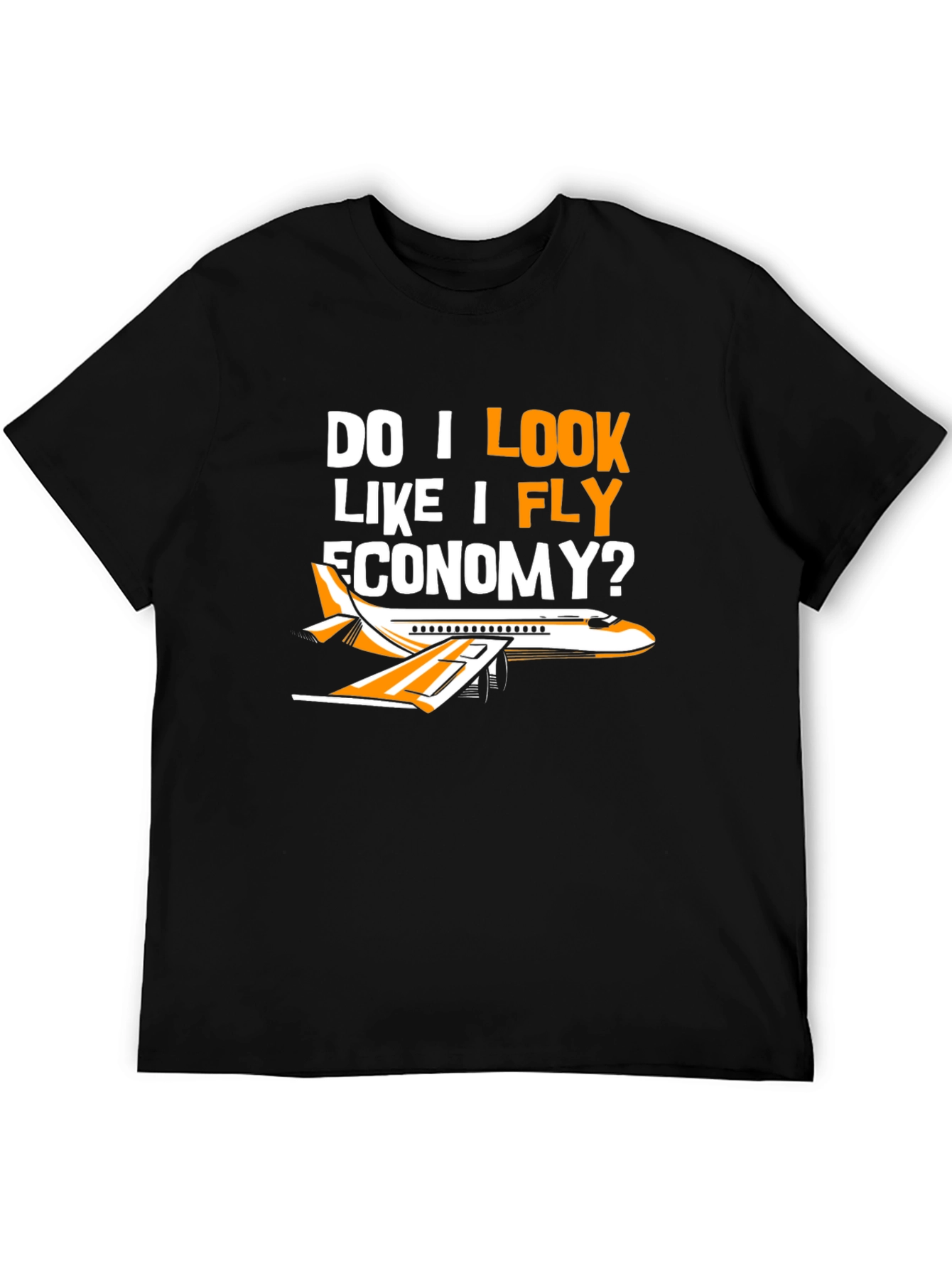 Fly Economy T-Shirt - Airplane Design