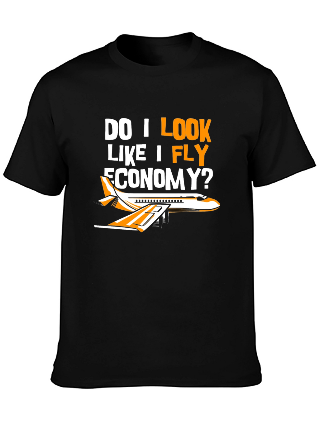 Fly Economy T-Shirt - Airplane Design