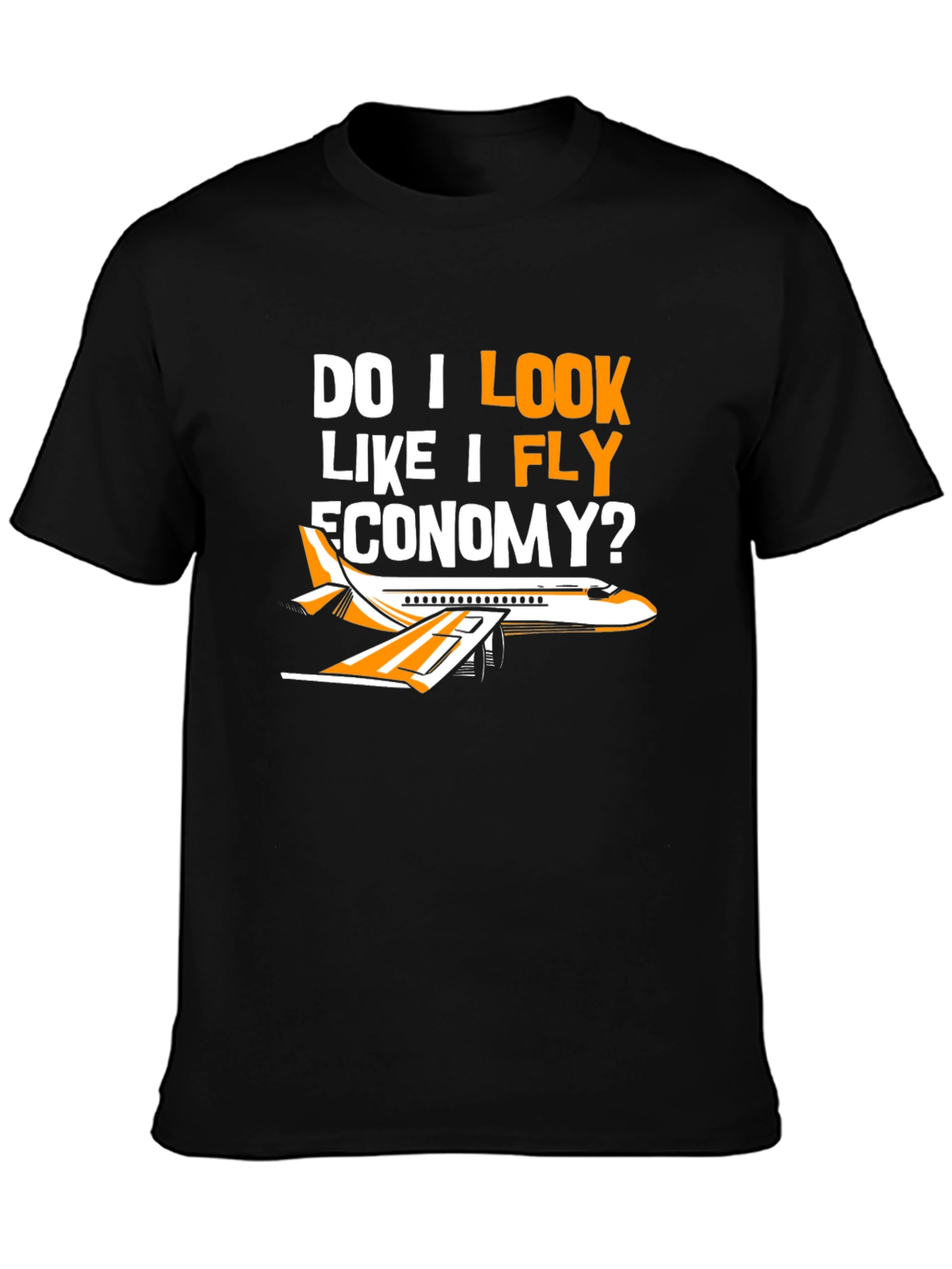 Fly Economy T-Shirt - Airplane Design
