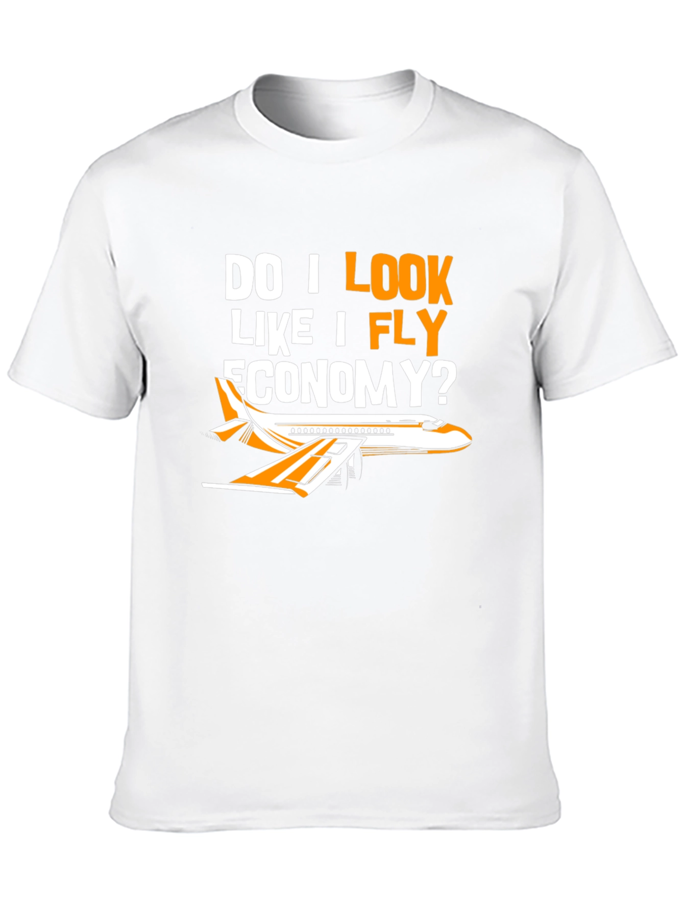 Fly Economy T-Shirt - Airplane Design